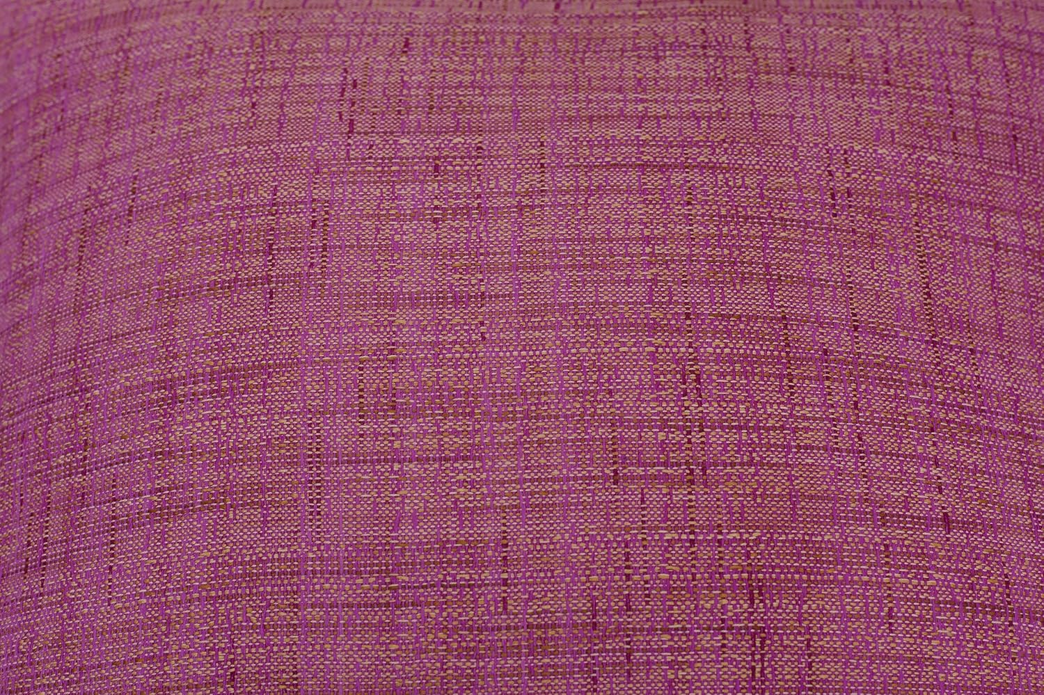 SCARLETT LINENS Almohadas decorativas para sofá cama, almohadas decorativas de sala de estar, almohadas rústicas, fundas de almohada sólidas de seda