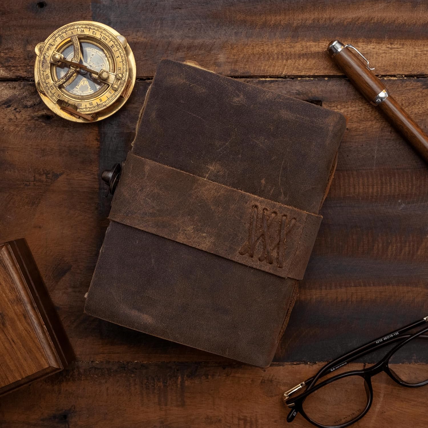 NomadCraftsCo. Diario de cinturón de bloqueo