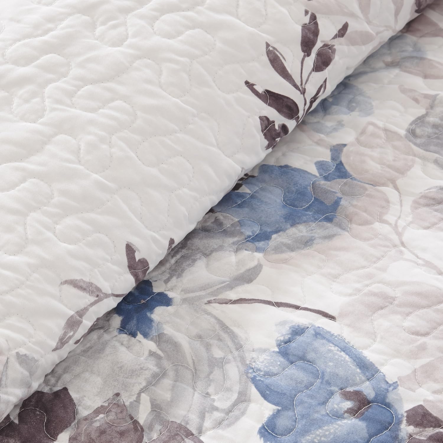 Madison Park Luna – Edredón moderno y clásico, todo el año, juego transpirable y ligero, fundas a juego, almohada decorativa, KingCal King (104 x 94