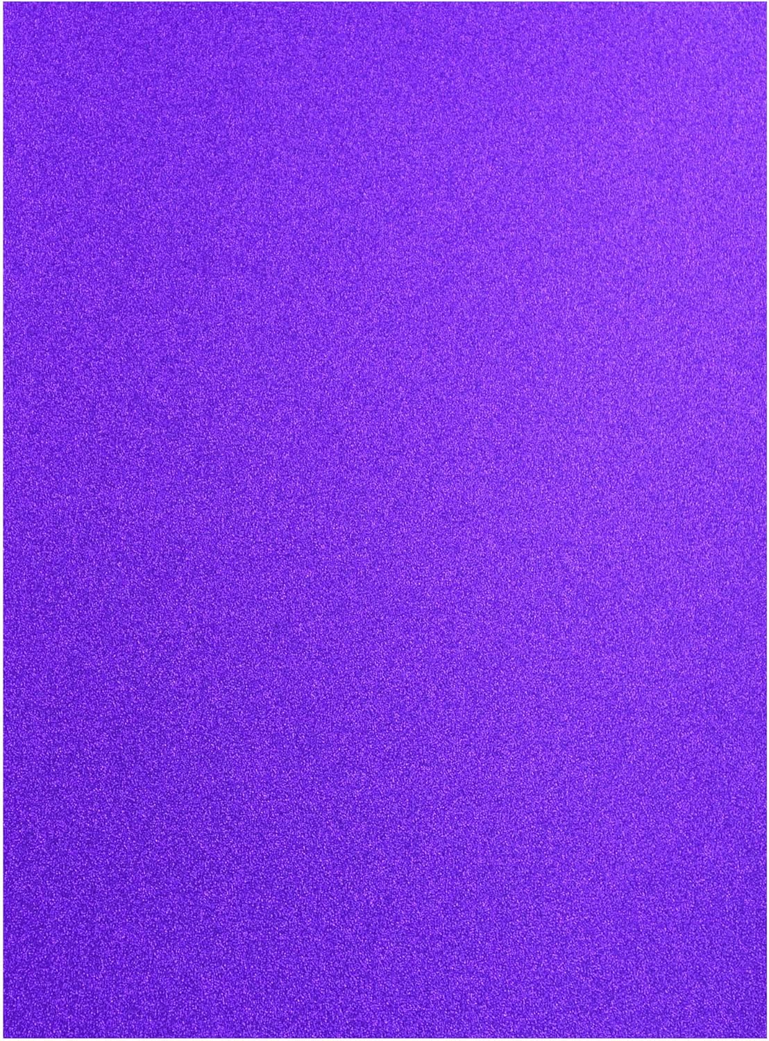 20 hojas de cartulina con purpurina morada, papel brillante A4 de 8.82 ozm para hacer tarjetas, invitaciones, manualidades de papel, decoración de