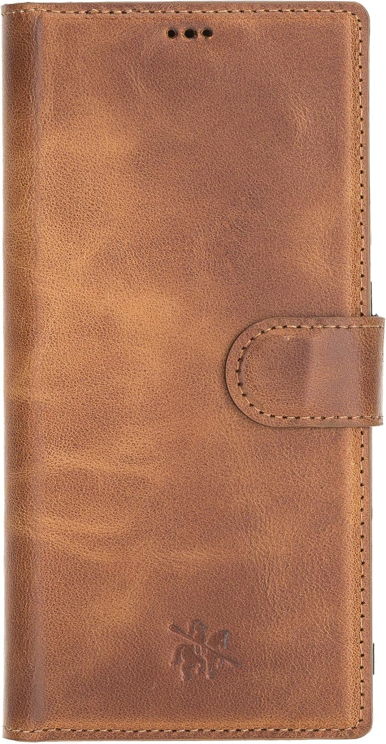 Venito Florence – Funda de piel tipo cartera compatible con Samsung Galaxy Note 20 Ultra (6.9 pulgadas), extra segura con bloqueo RFID, cartera