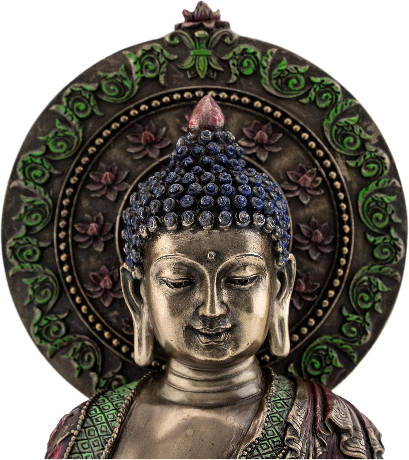 Top Collection Estatua de Buda Shakyamuni – Escultura “El iluminado” en bronce fundido en frío, figura de Buda Supremo de 10.5 pulgadas