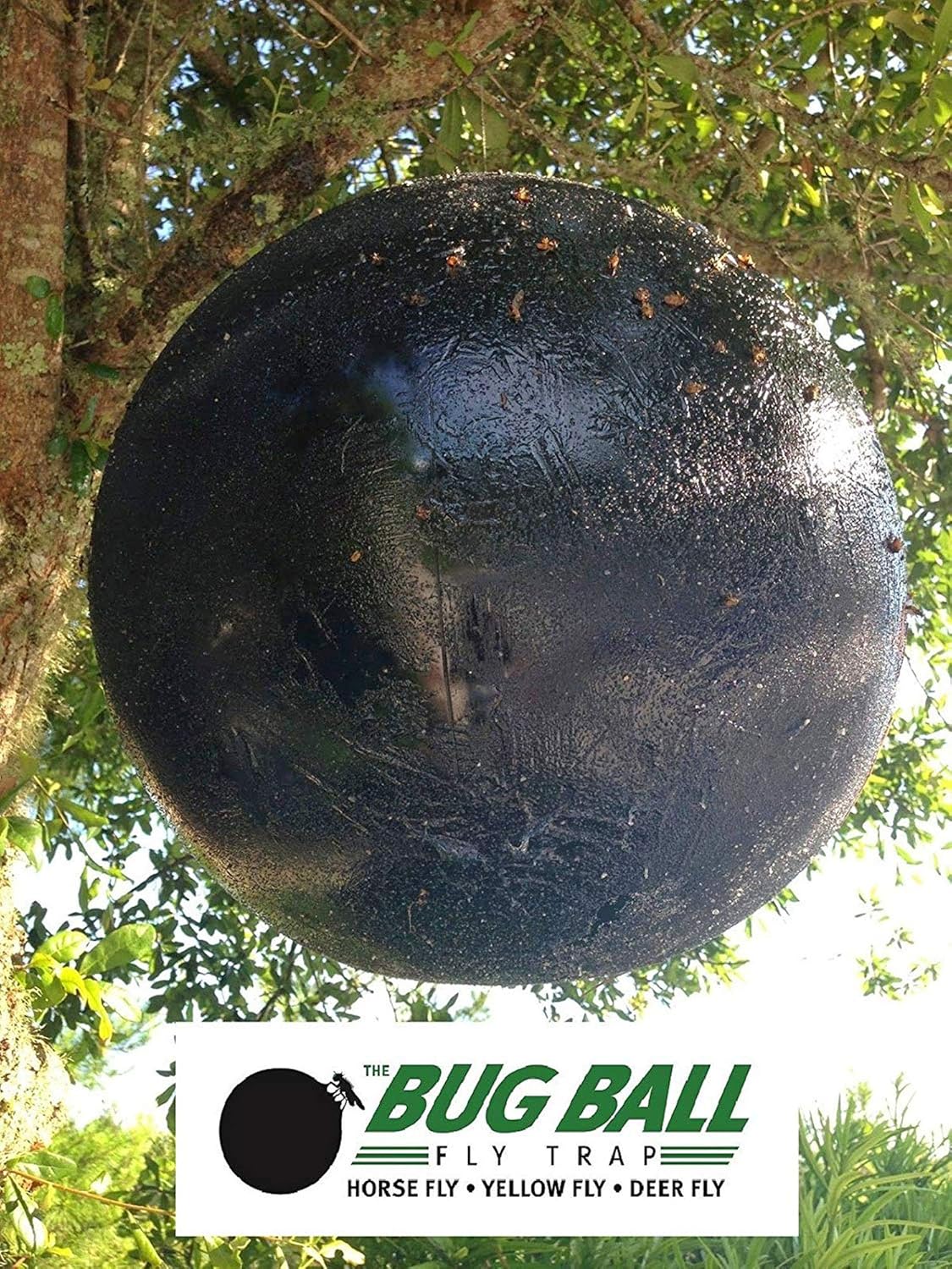 Bug Ball Bola de repuesto, paquete de 2 unidades, sin olor, ecológica, mata moscas e insectos sin pesticidas ni electricidad, segura para niños y