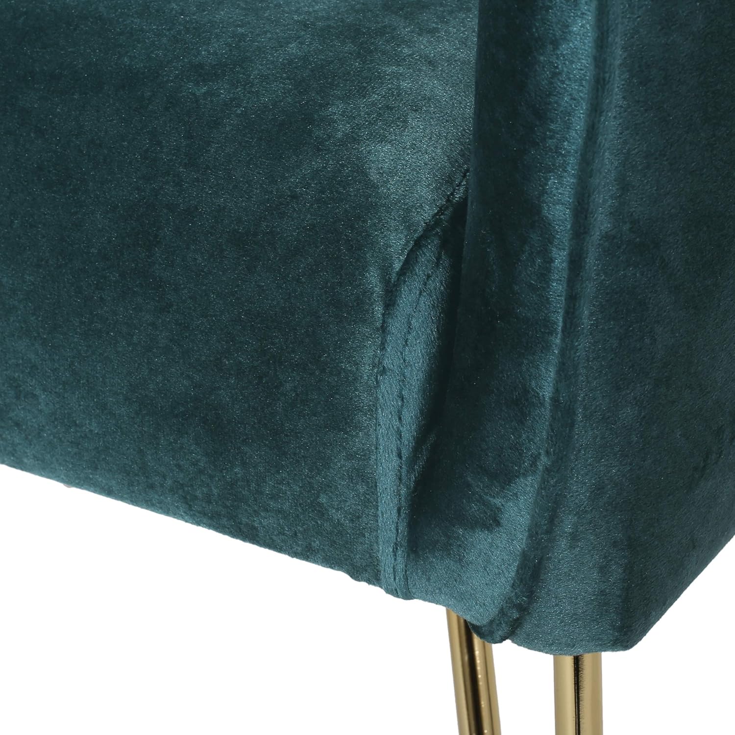 Christopher Knight Home Grelton – Silla Club, color verde azulado + dorado