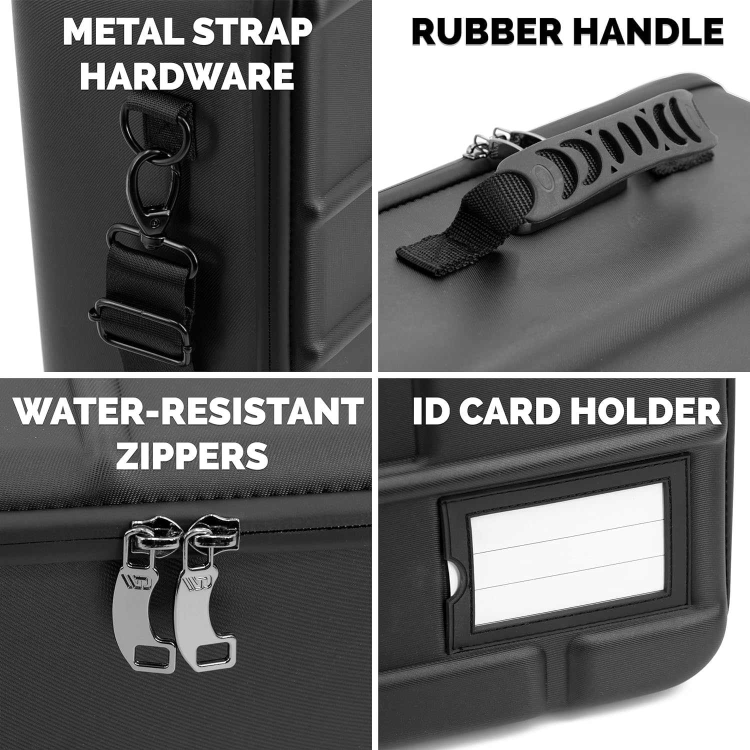 CASEMATIX Funda de micrófono portátil compatible con Sennheiser Shure y más sistemas de micrófono inalámbricos, espuma personalizable de doble capa