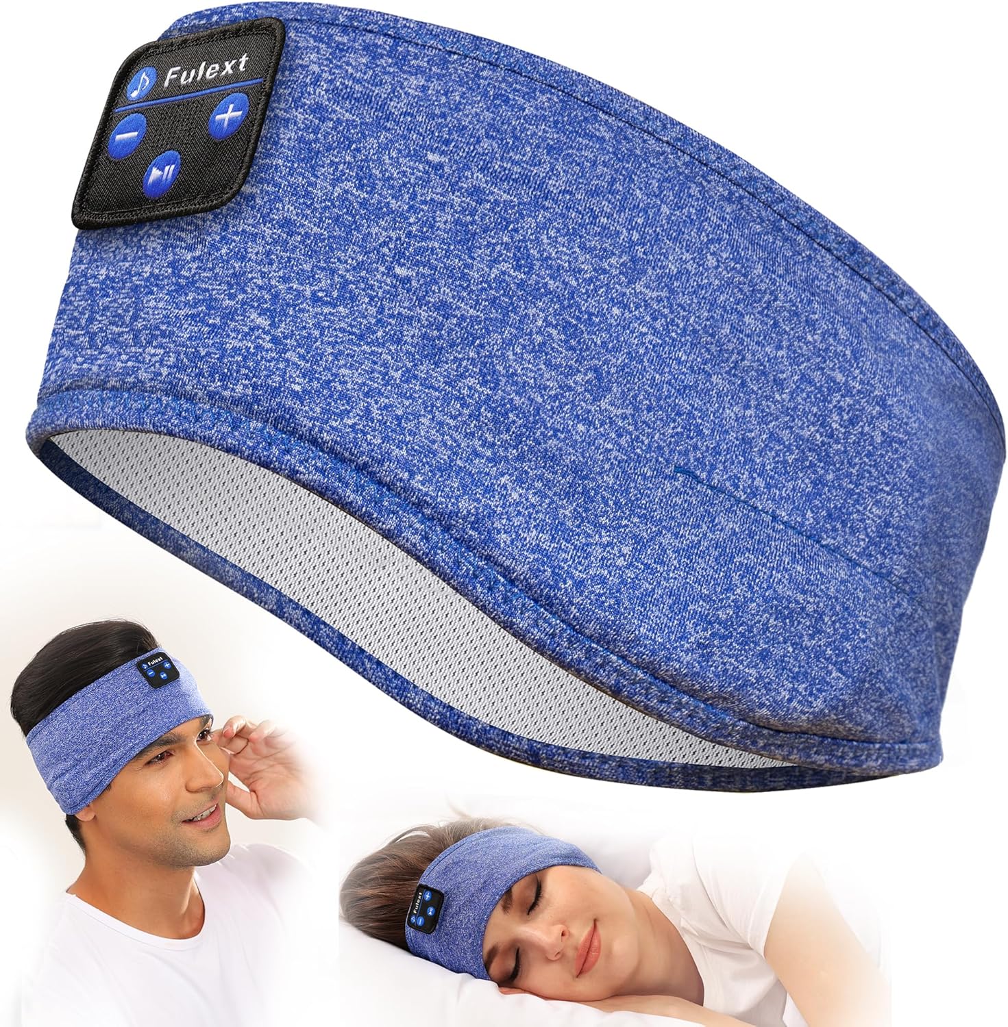Perytong Auriculares deportivos Bluetooth para dormir, auriculares deportivos Bluetooth con altavoces estéreo HD ultrafinos perfectos para dormir,