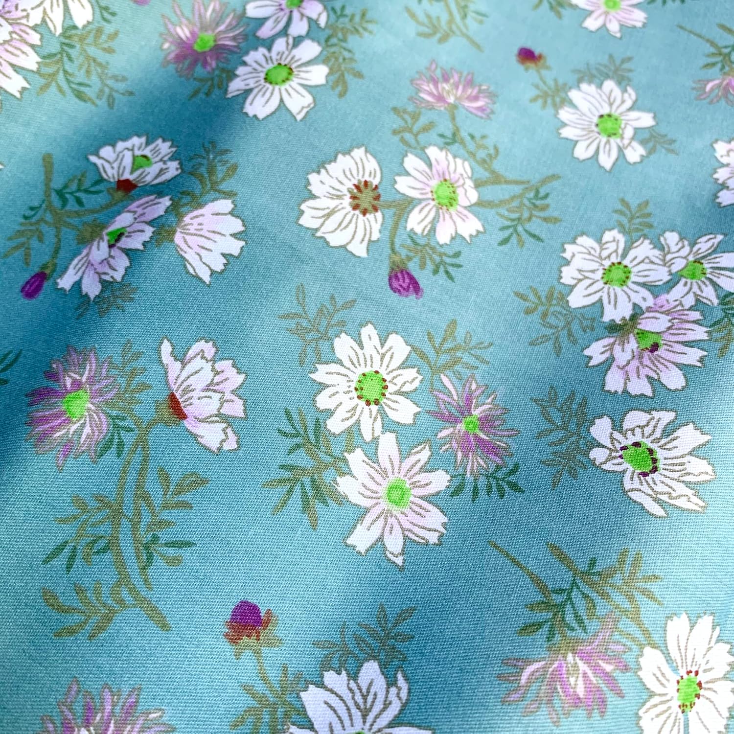 The Yard – Tela 100% algodón para costura, acolchado, manualidades  62 pulgadas de ancho (N 14  Margarita pequeña)