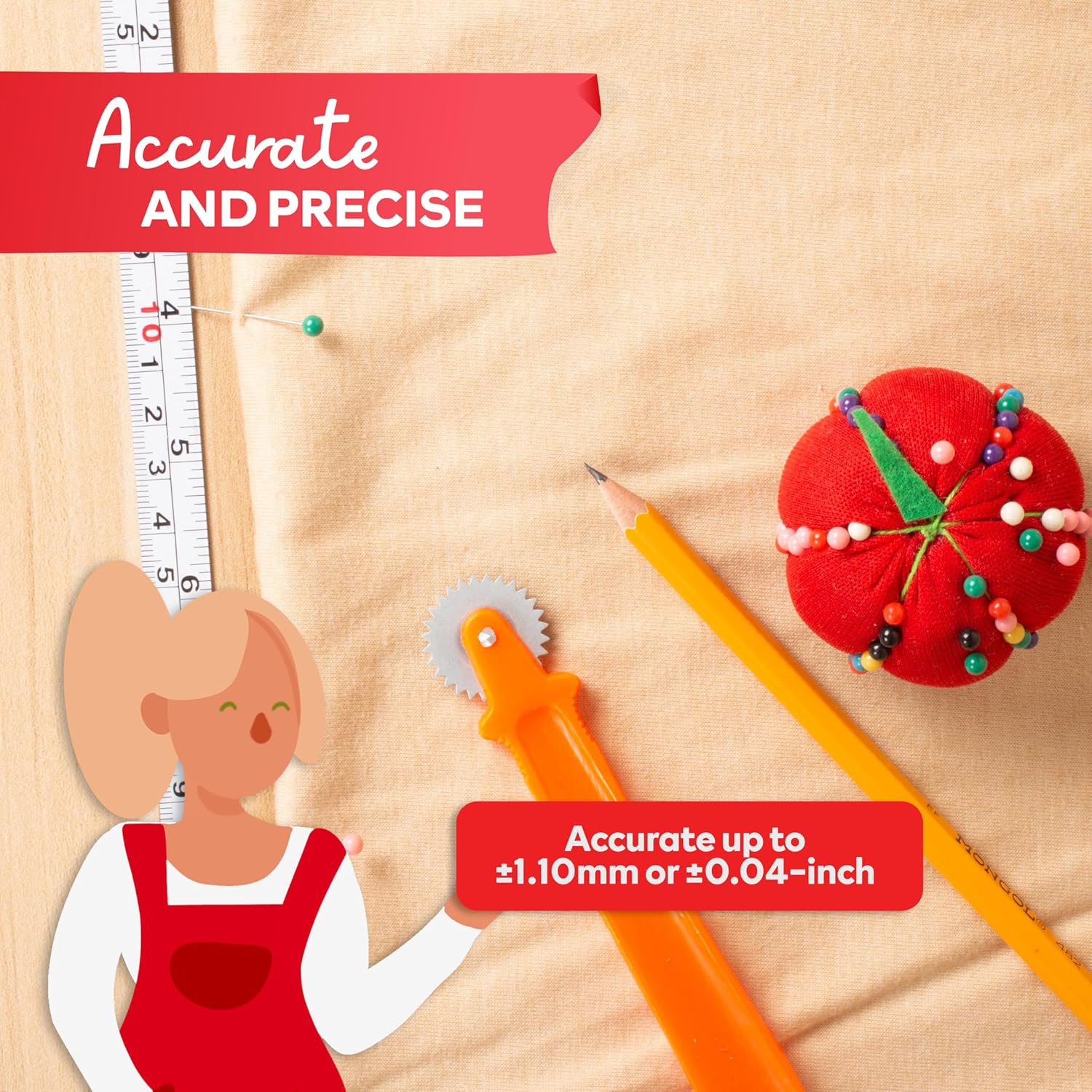 XFasten Cinta métrica con parte trasera adhesiva, 0.5 pulgadas x 12 pies (paquete de 2) Cinta métrica de izquierda a derecha para banco de trabajo,