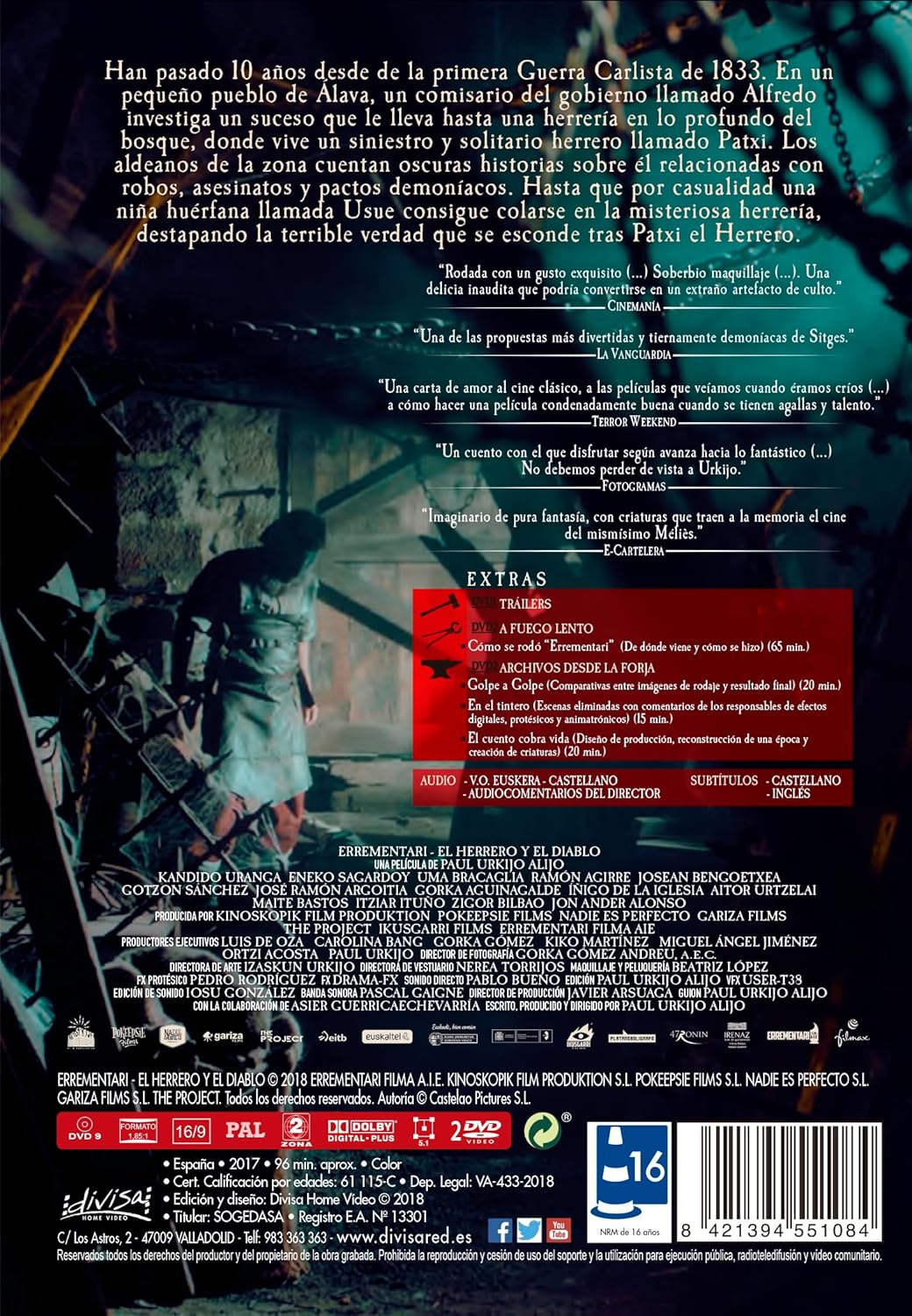 Errementari The Blacksmith and the Devil (Spanish Release) Errementary (El Herrero y el Diablo)