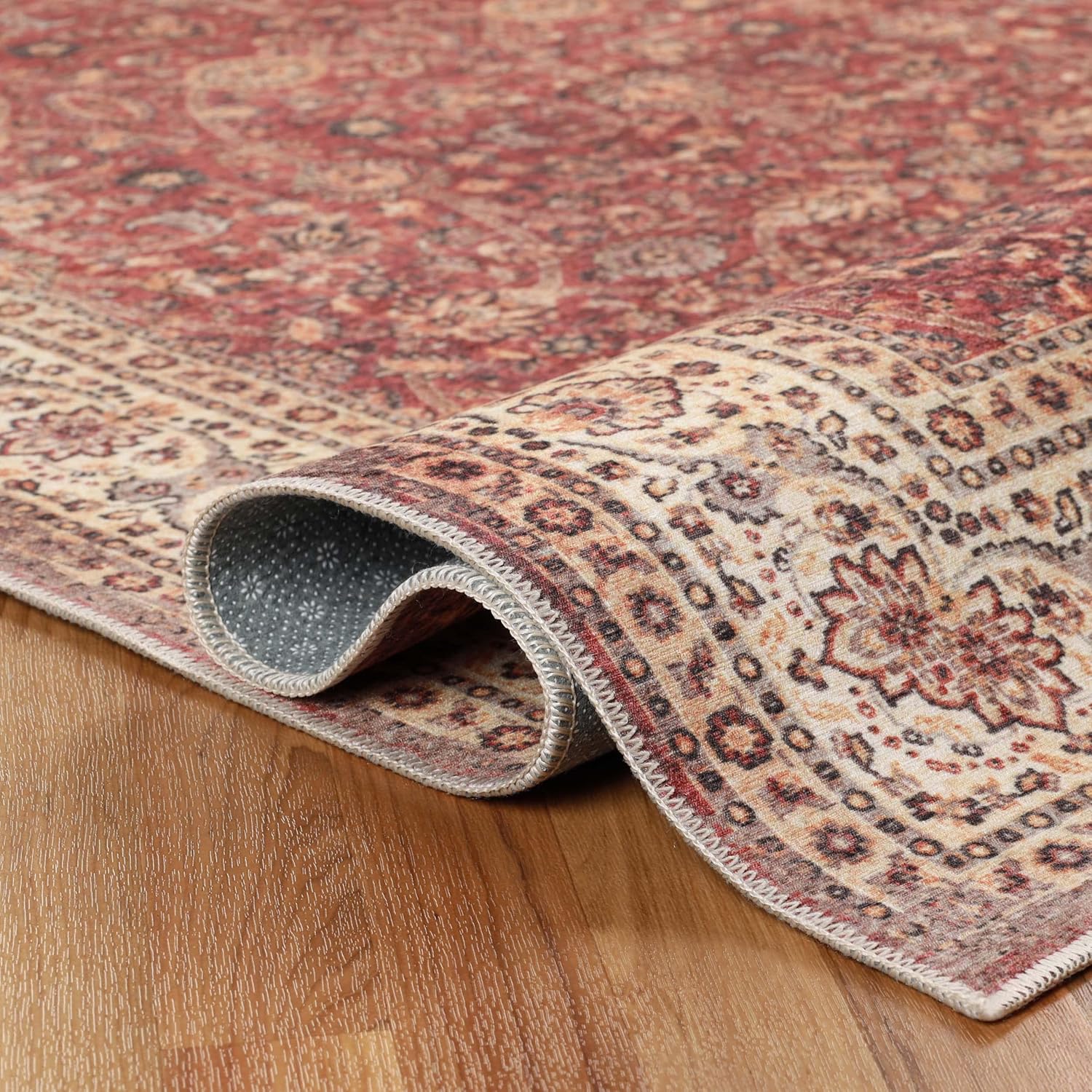 SUPERIOR Alfombra de área grande para interiores, parte trasera antideslizante para niños o mascotas, entrada, cocina, dormitorio, saladormitorio,
