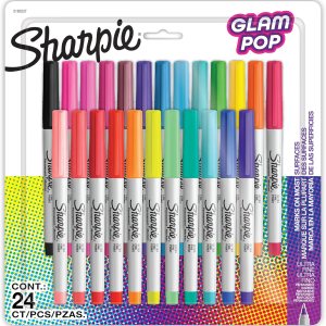 SHARPIE Glam Pop – Marcadores permanentes, juego de marcadores de punta ultrafina, rellenos de calcetines, suministros de arte, regalos para SHARPIE Glam Pop – Marcadores permanentes, juego de marcadores de punta ultrafina, rellenos de calcetines, suministros de arte, regalos para