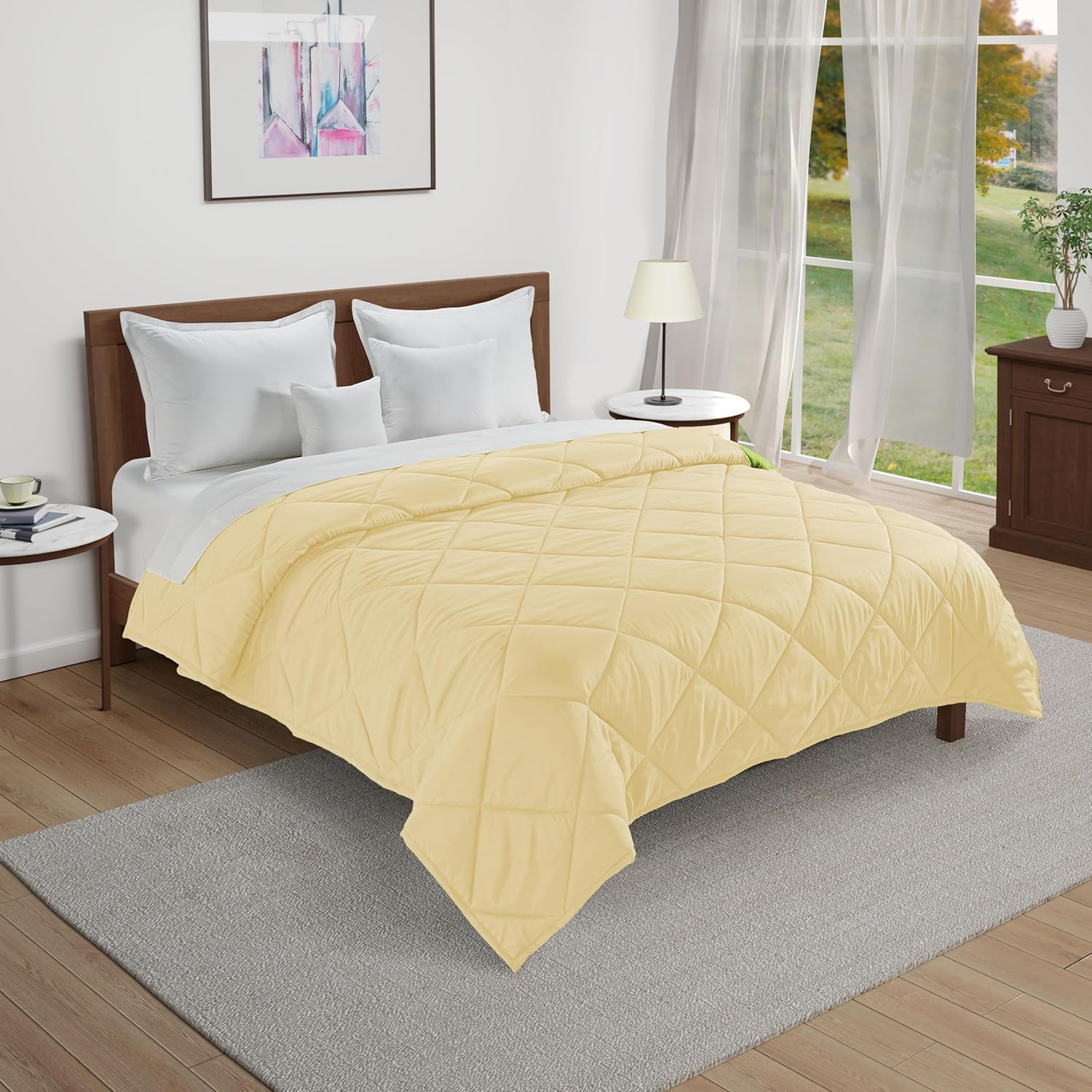 LANE LINEN Manta refrescante tamaño Queen, manta Queen para cama, manta para sofá, acogedora manta ligera de verano, manta transpirable para