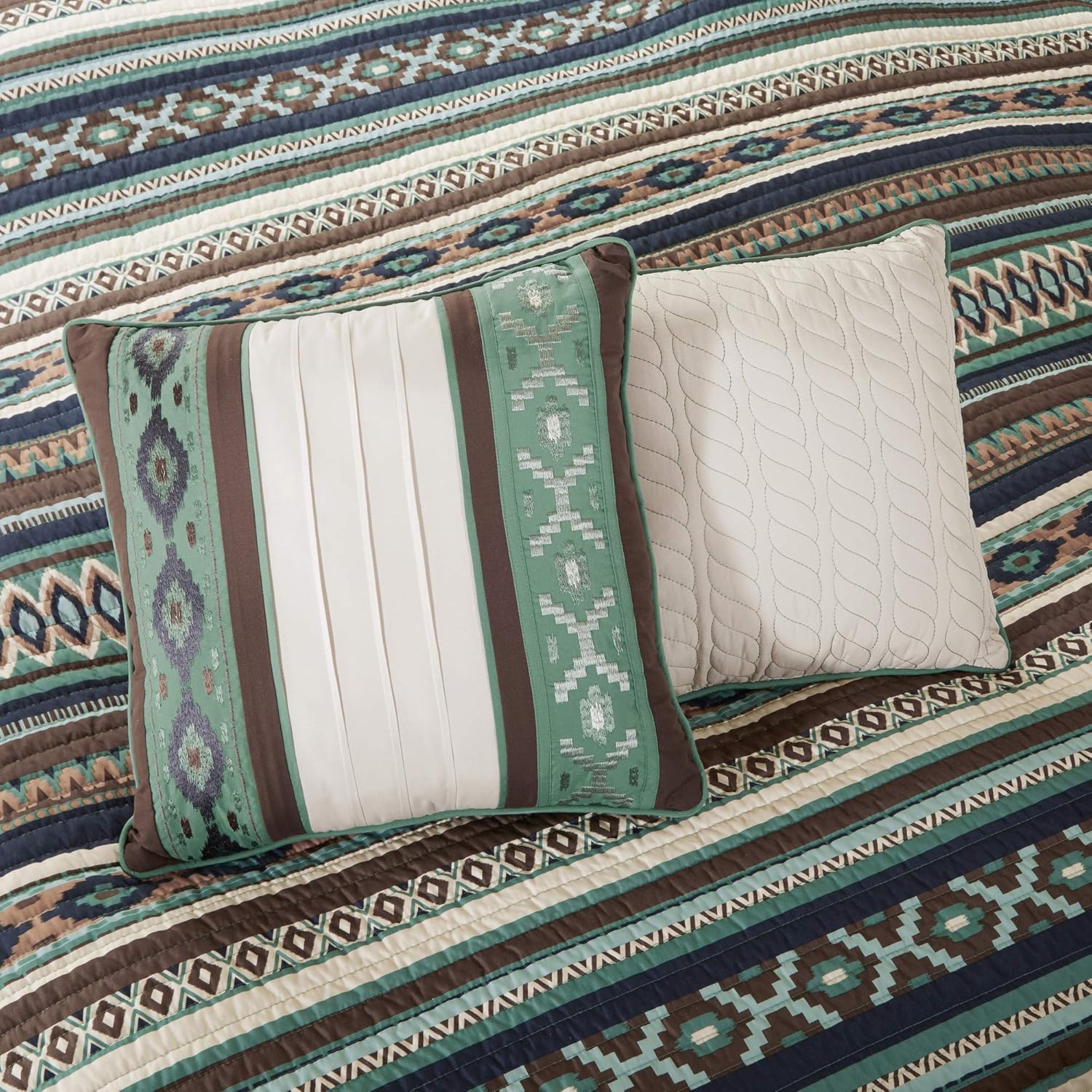 Madison Park – Colcha transpirable para todas las temporadas, ropa de cama ligera, fundas de almohada, almohada decorativa