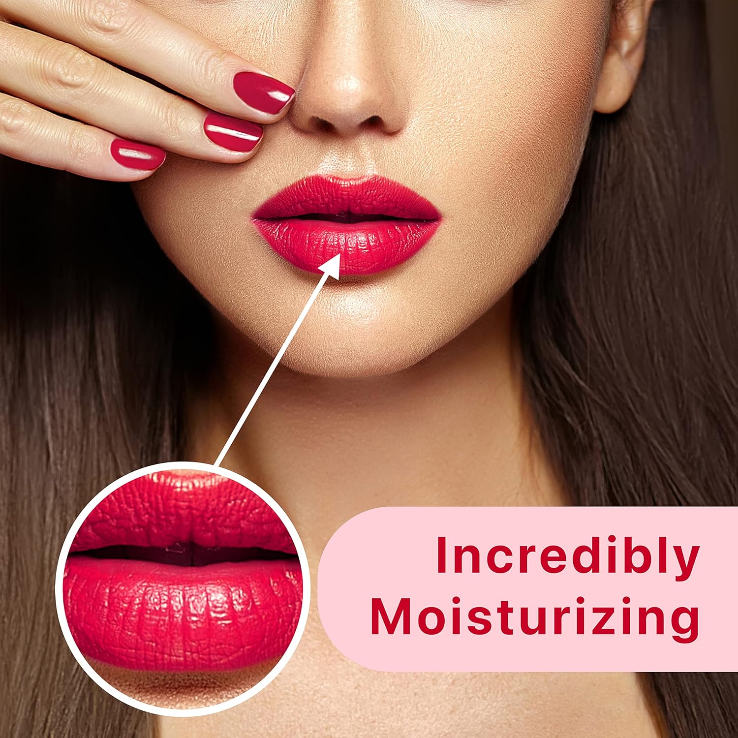 Lápiz labial HD – Maquillaje hidratante de labios  Tonos altamente pigmentados  Larga duración, libre de crueldad, certificado Halal y sin parabenos