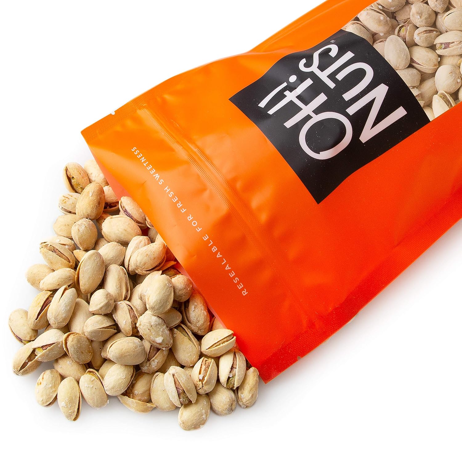 Oh! Nuts Pistachos de estilo iraní, tostados ligeramente salados, nueces enteras sin cáscara, para aperitivos saludables, paleo, ceto, vegano y