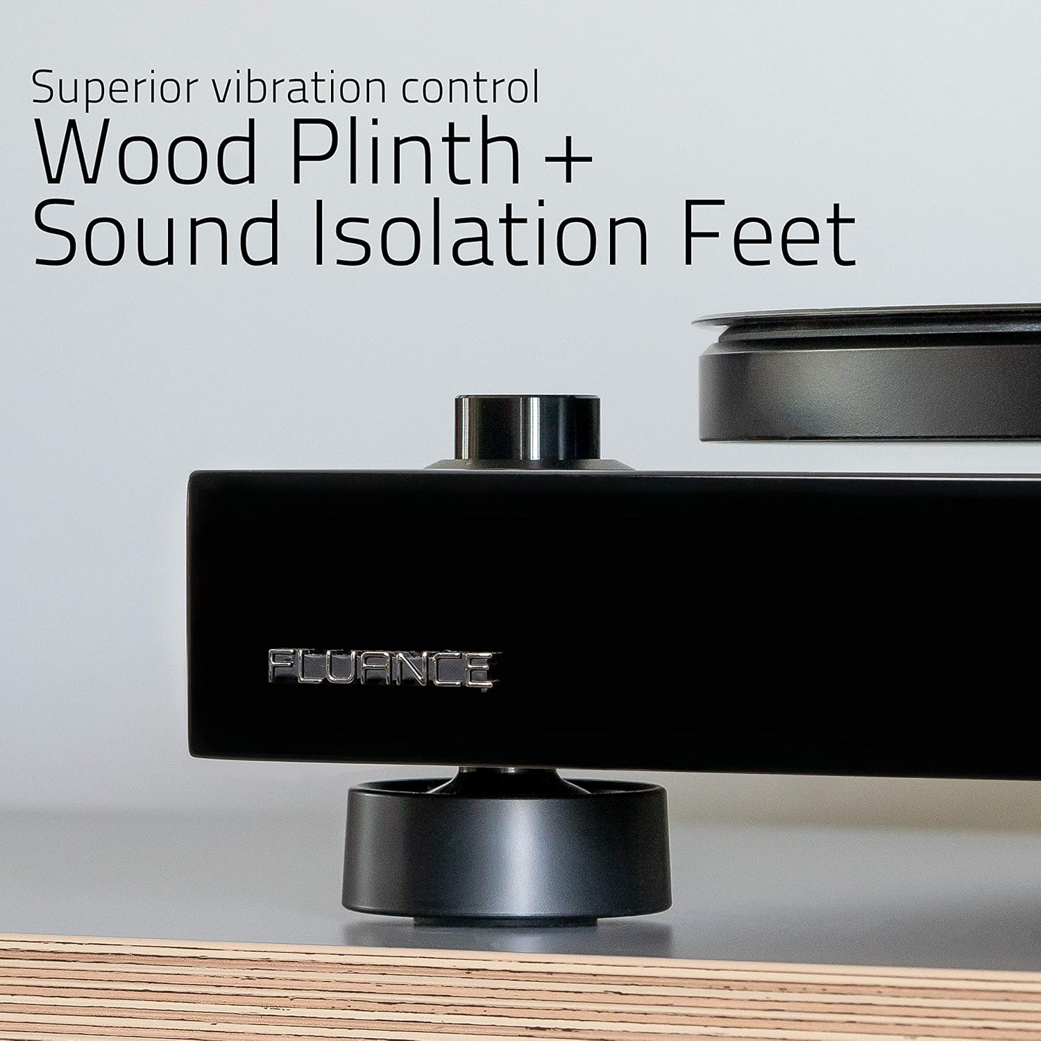 Fluance RT80 – Tocadiscos clásicos de vinilo de alta fidelidad con altavoces estéreo de 6.5 pulgadas, lápiz óptico de diamante, transmisión por