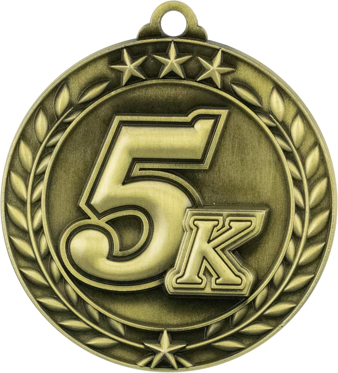 Express Medals Varios paquetes de 10 medallas de 5K Run Race Walk con cintas para el cuello, premio trofeo