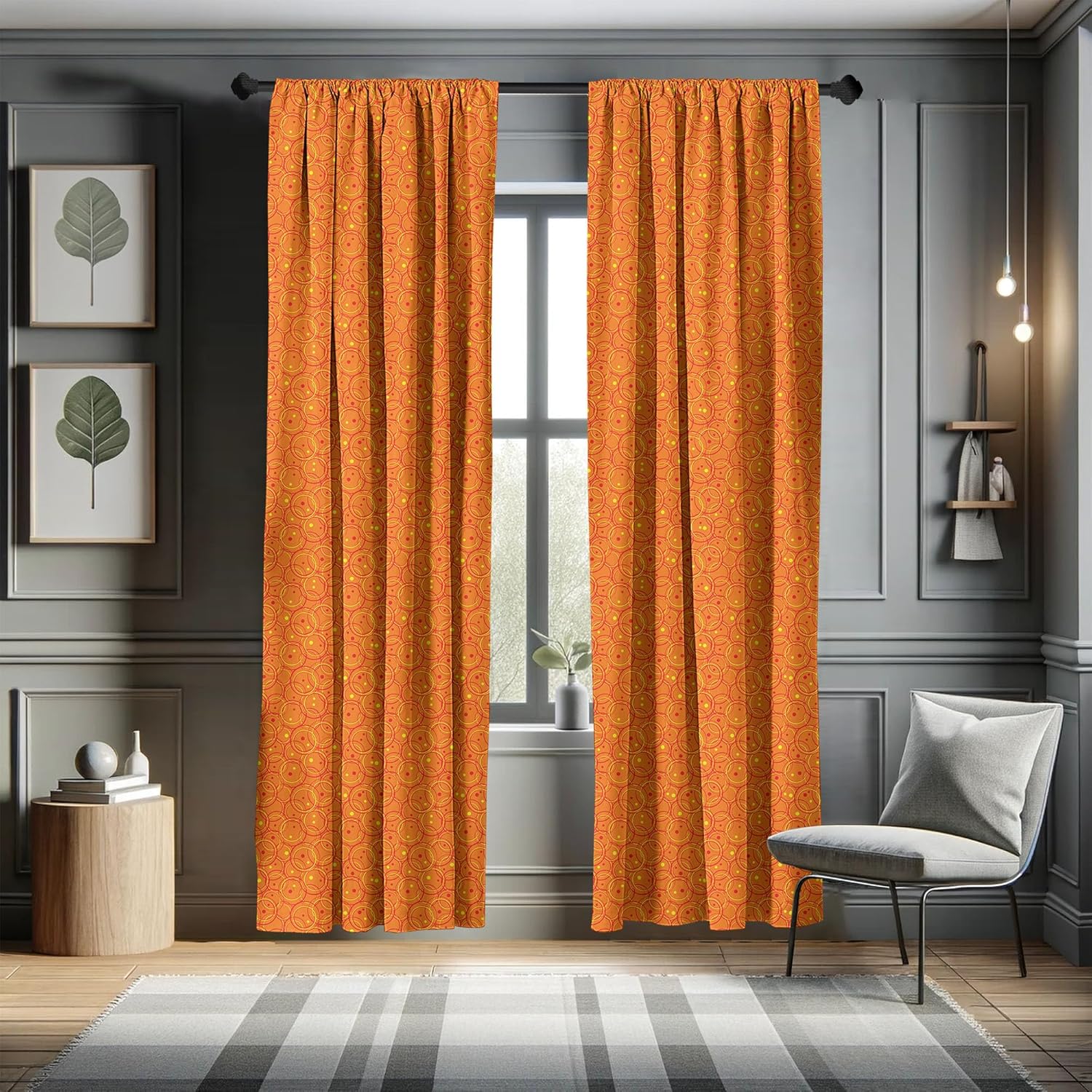 Lunarable – Paneles de cortinas multicolor