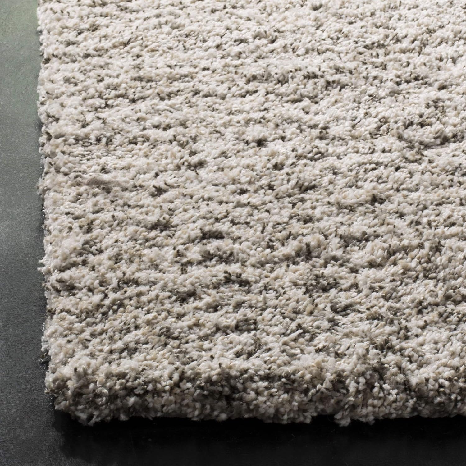 SAFAVIEH Hudson Shag Collection – Alfombra de área de 6 x 9 pies, diseño de cheurón, no desprende pelusa y de fácil cuidado, 2 pulgadas de grosor,