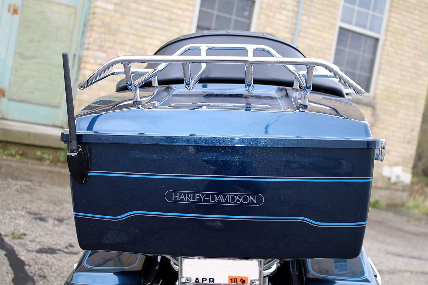 AntennaMastsRus – El original de 6 34 pulgadas es compatible con Harley Davidson Street Glide (1989-2023) – Paquete de 1 – Antena de goma corta –