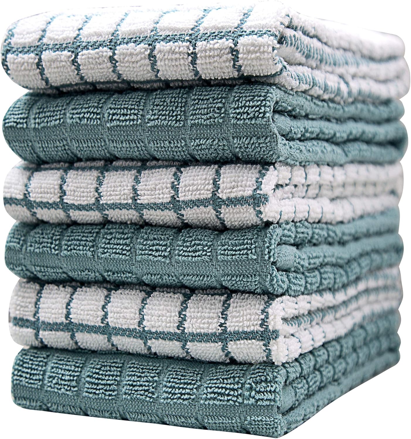 Toallas de cocina de 16 x 28 pulgadas  Toallas de cocina  Toallas de mano de cocina  Toalla de té altamente absorbente, suave con lazo para colgar,
