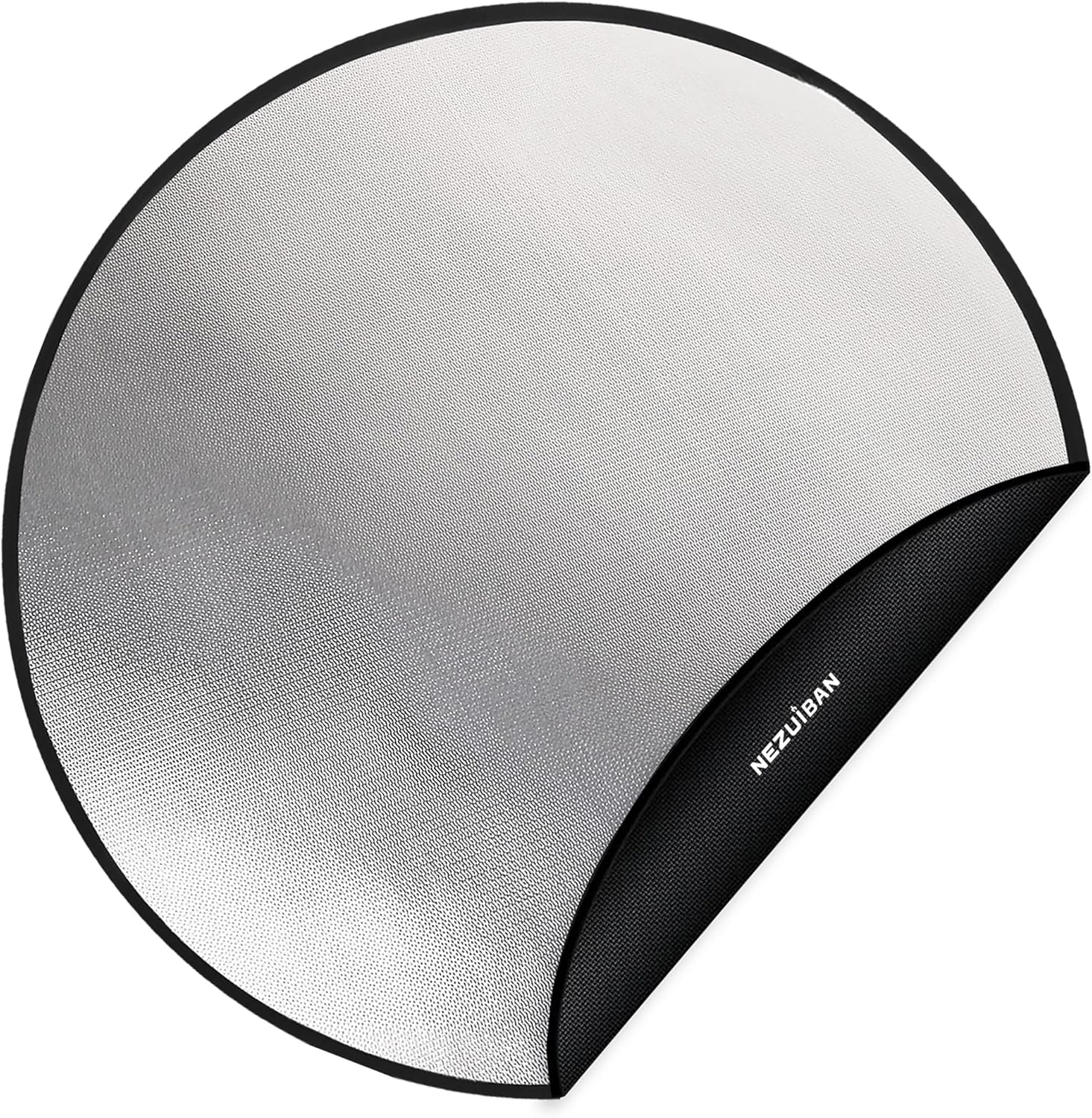 Alfombrilla de silicona para hoguera de papel de aluminio, 30 ” redonda