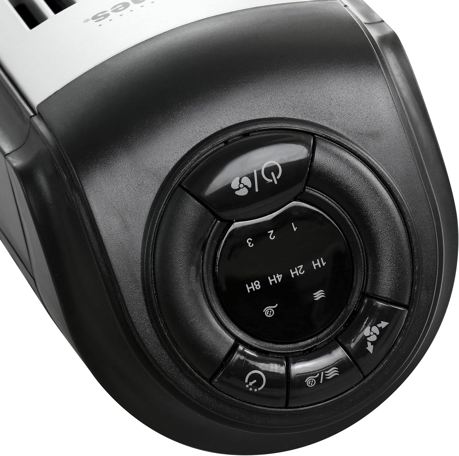 Ventilador oscilante de la torre de 36 pulgadas con teledirigido en Ul plástico negro y plateado 10,7 x 5,4 enumerado
