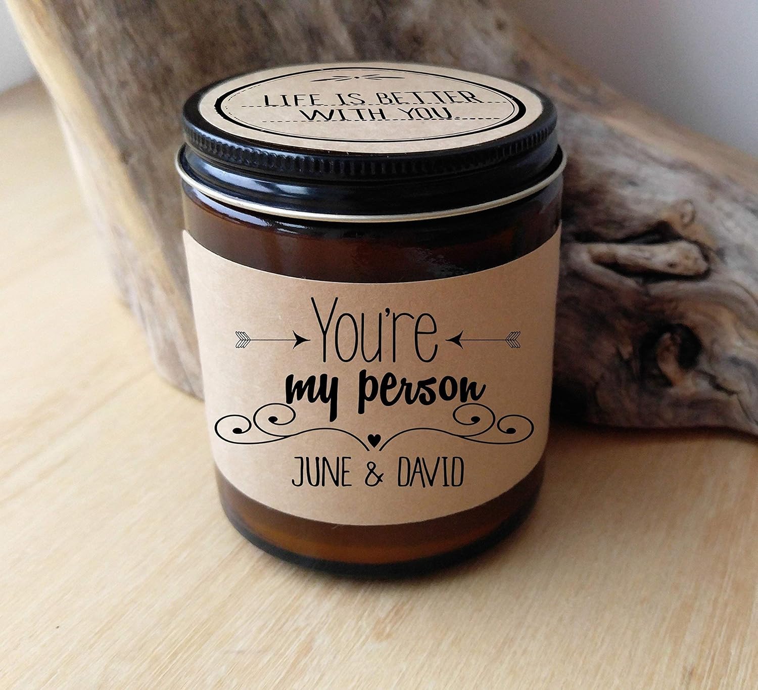 You’re My Person Personalized Scented Candle Greys Anatomy Jar Candle Candle Gift Romnatic Gift Soy Candle Gift Friend Gift