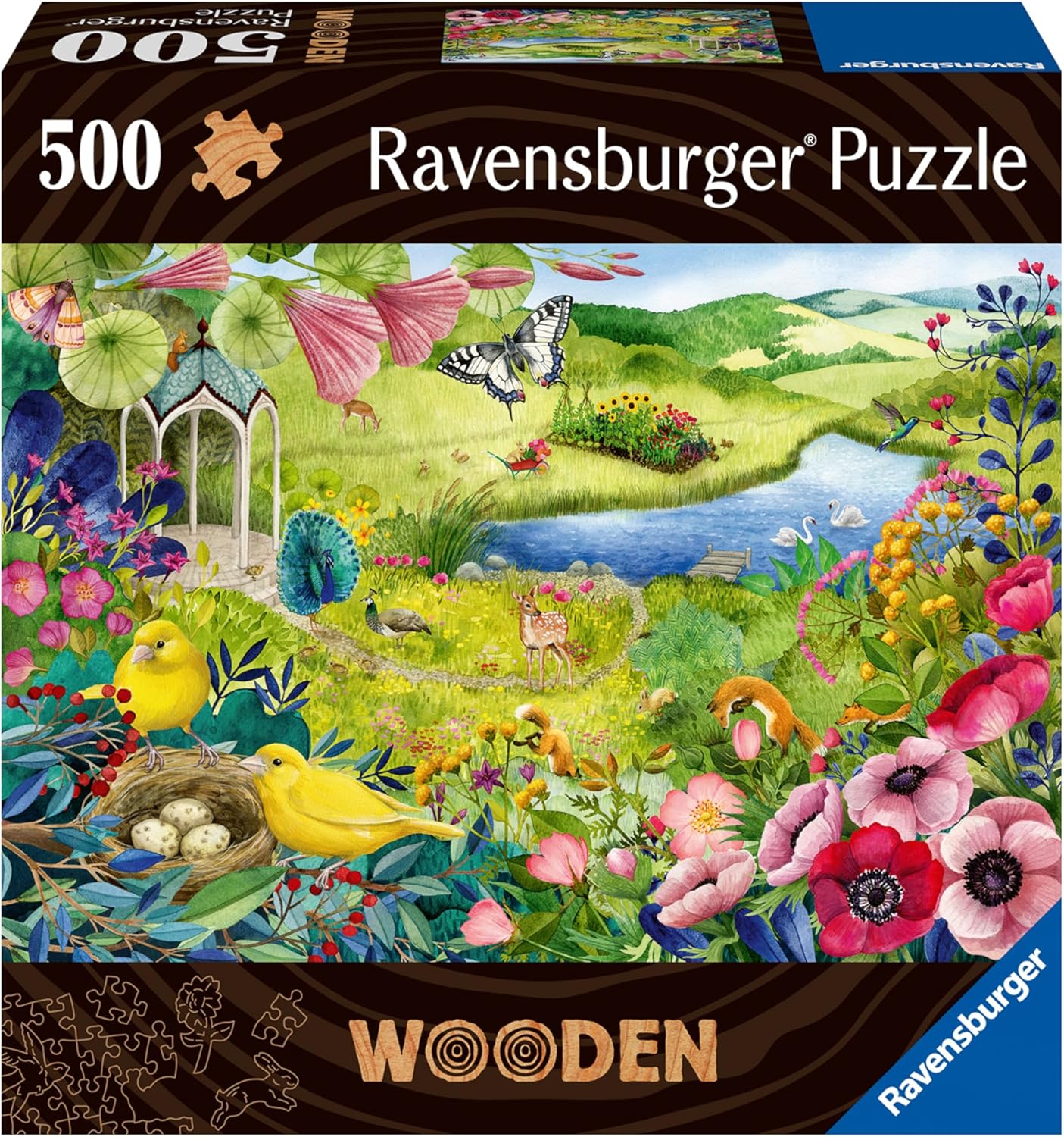 Ravensburger Nature Garden 500 Piece Jigsaw Puzzle Set for Kids – 17513 – for Adults Ages 14 Years Up