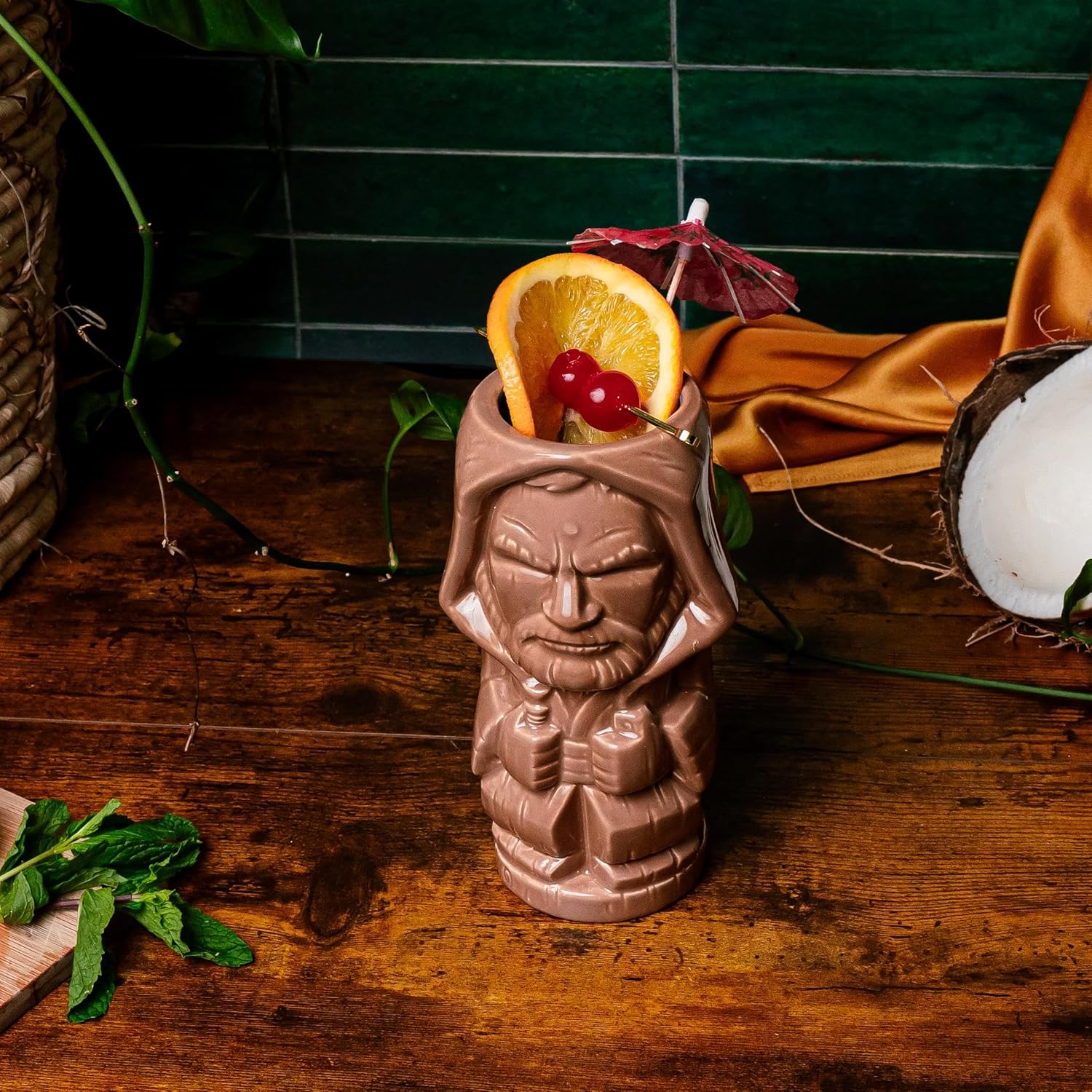 BEELINE CREATIVE INC. OBI WAN Kenobi Tiki Taza