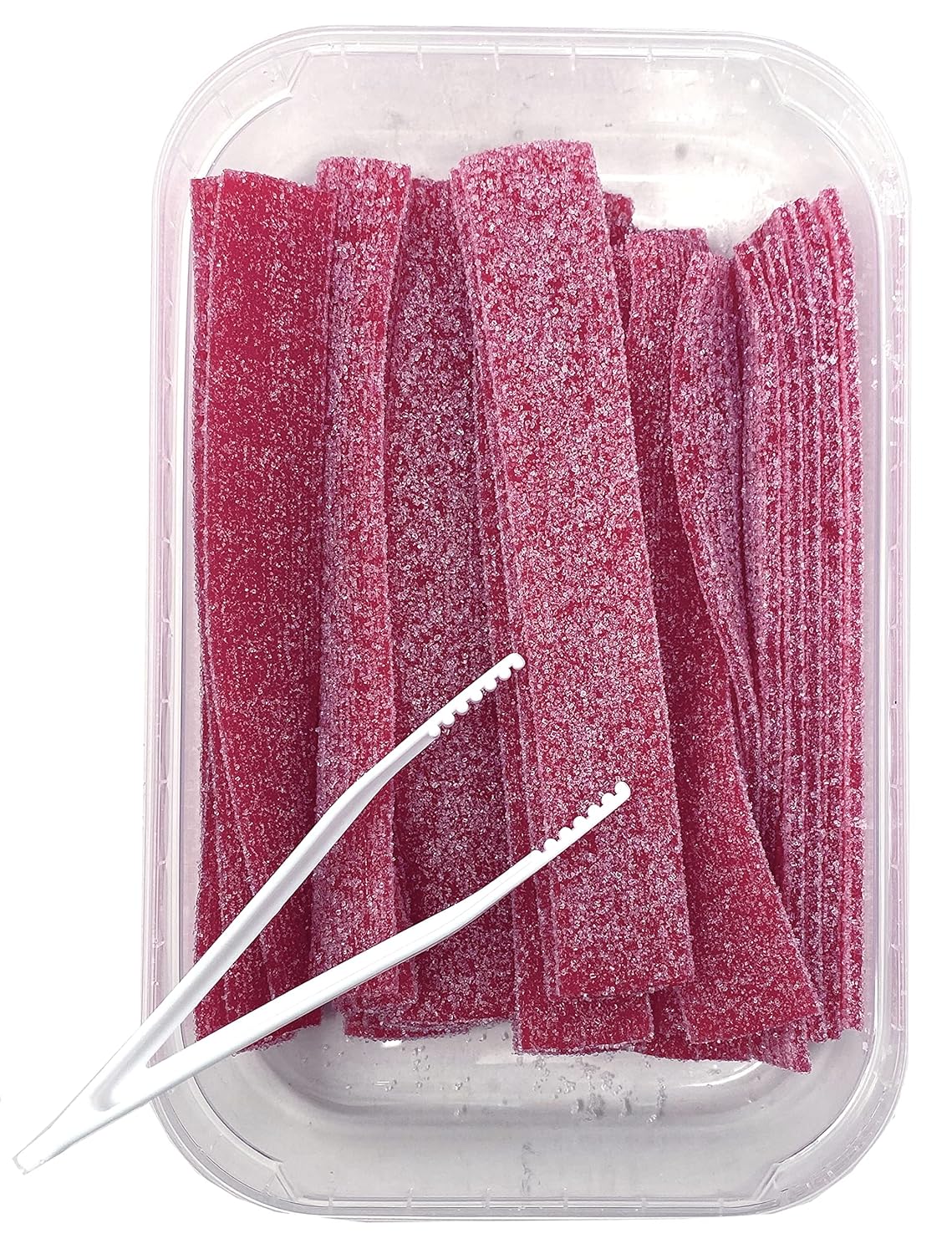 Zweet Cinturones de caramelo de cereza negra ácida de 10 onzas  Sour Kosher Candy, Halal Candy Belts  Paquete resellable de cinturones de regaliz