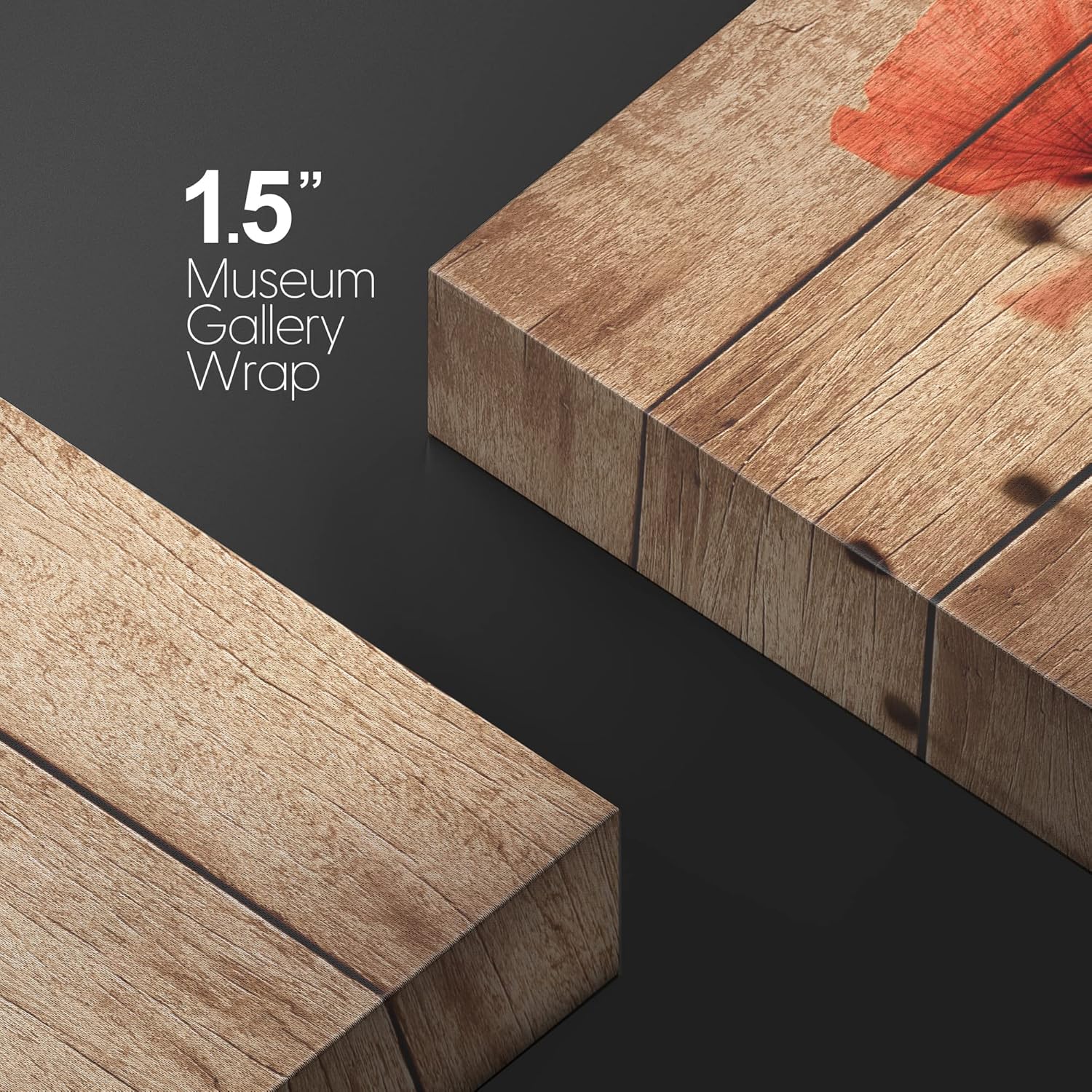 Grano de madera envejecido, 12″ x 18″
