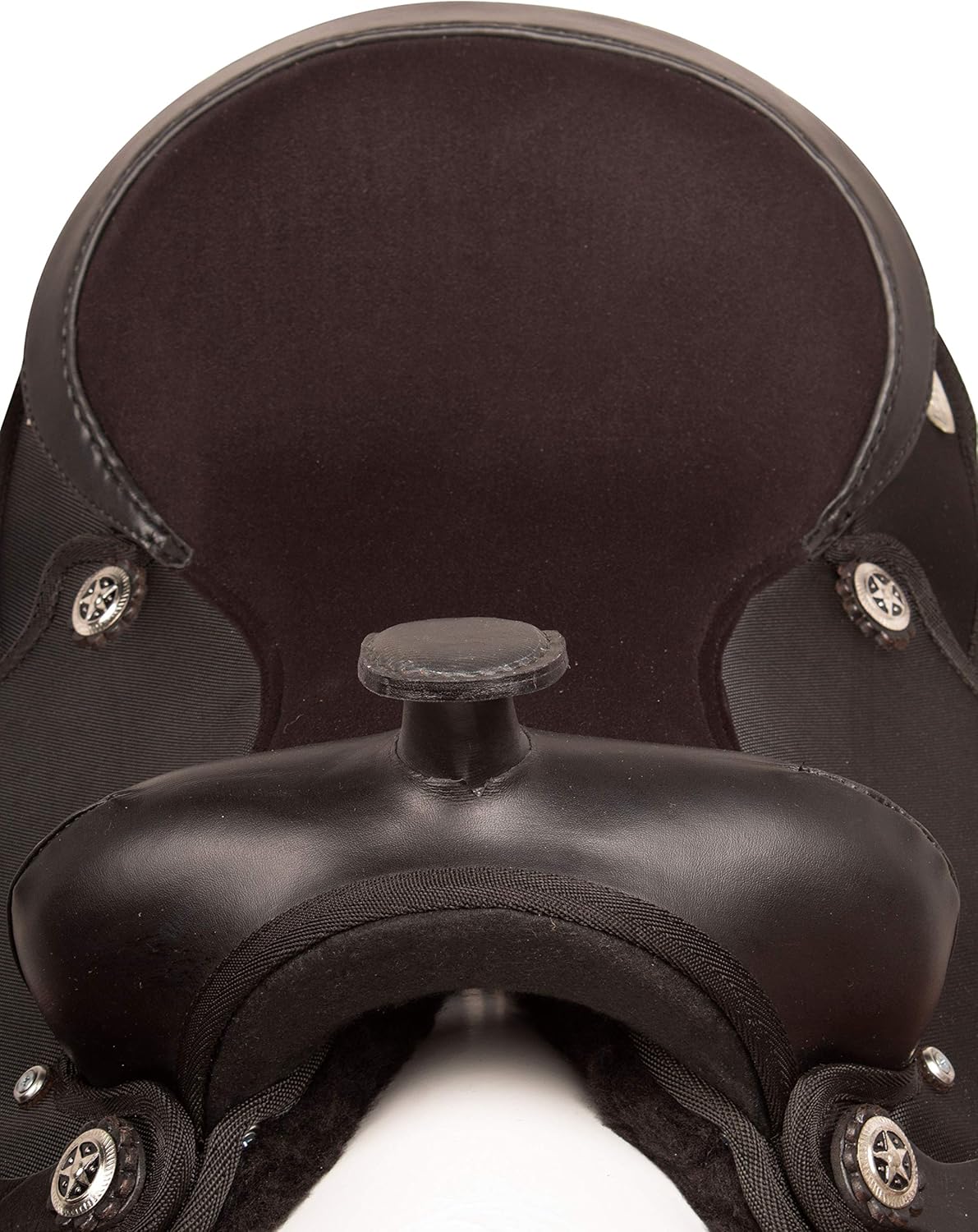 Western Horse Saddle Set PAD Headstall REINS Pecho Collar TACK Peso ligero sintético Cordura