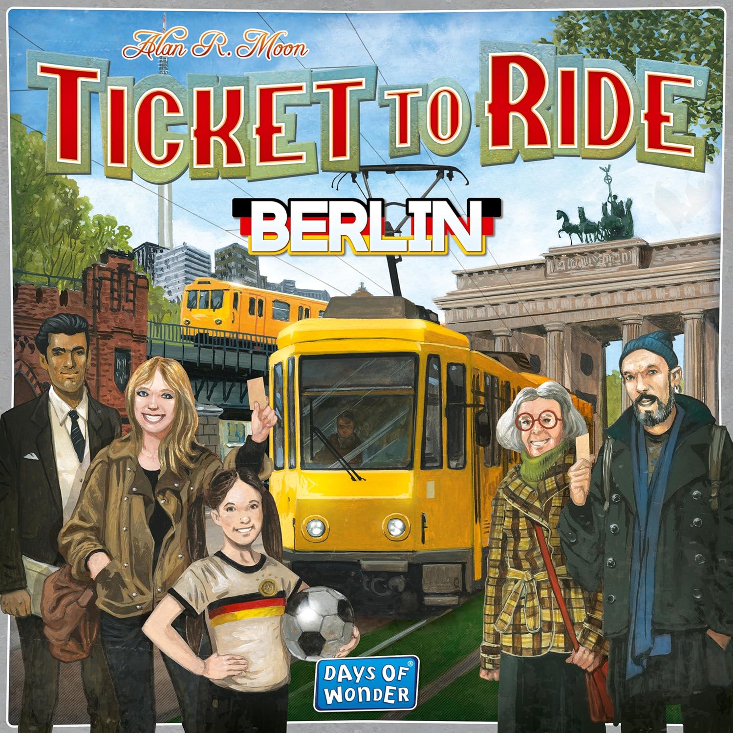 Ticket to Ride Berlin Juego de mesa  Juego de estrategia de construcción de rutas de tren  Divertido juego familiar para niños y adultos  A partir