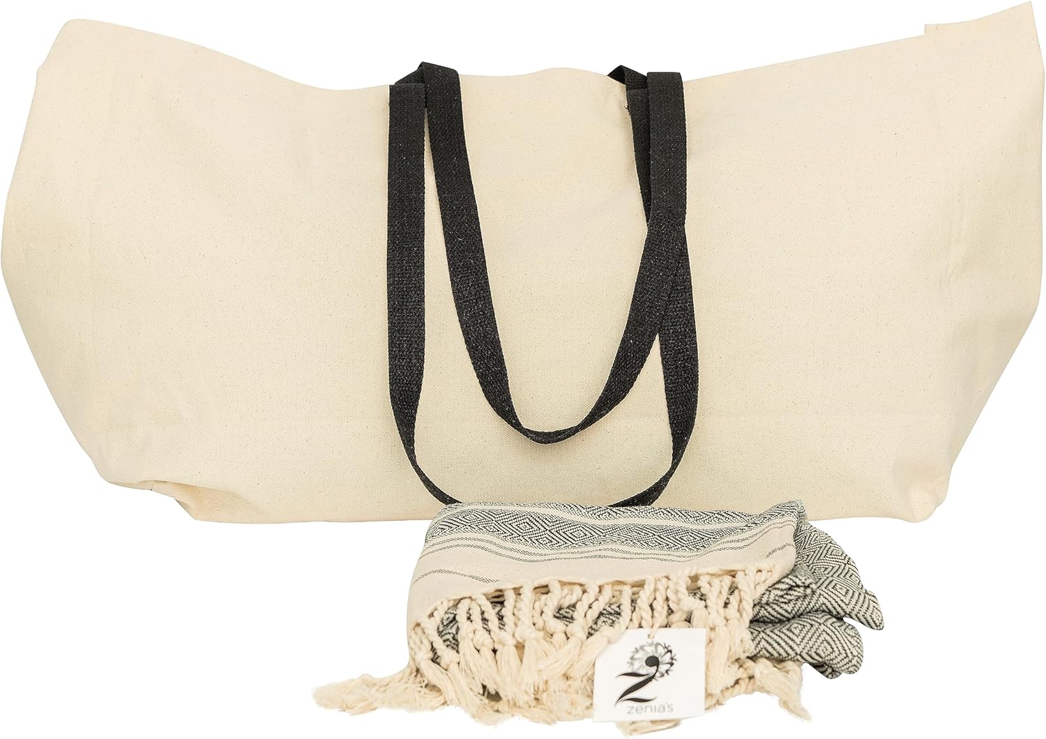 zenia’s  Juego de toallas de playa turcas y bolsa de playa de gran tamaño  Ligero y compacto sin arena  Secado rápido  Toallas de camping  Toalla de
