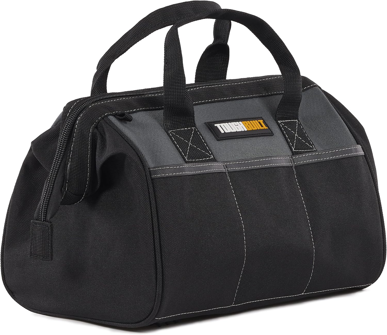 ToughBuilt – Bolsa de herramientas resistente de 12 pulgadas, construcción 900D, 3 bolsillos exteriores – (TB-77-12)