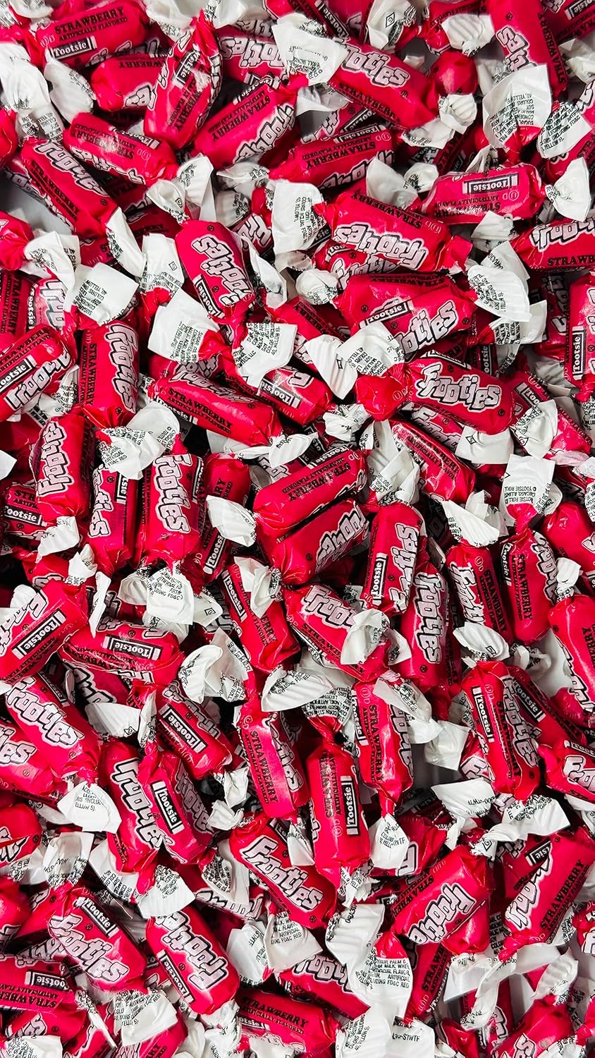 Tootsie Rolls Fruit Chewy Candy – Caramelos masticables de frutas perfectos y deliciosos Tootsie Rolls para Pascua, aperitivos y compartir,