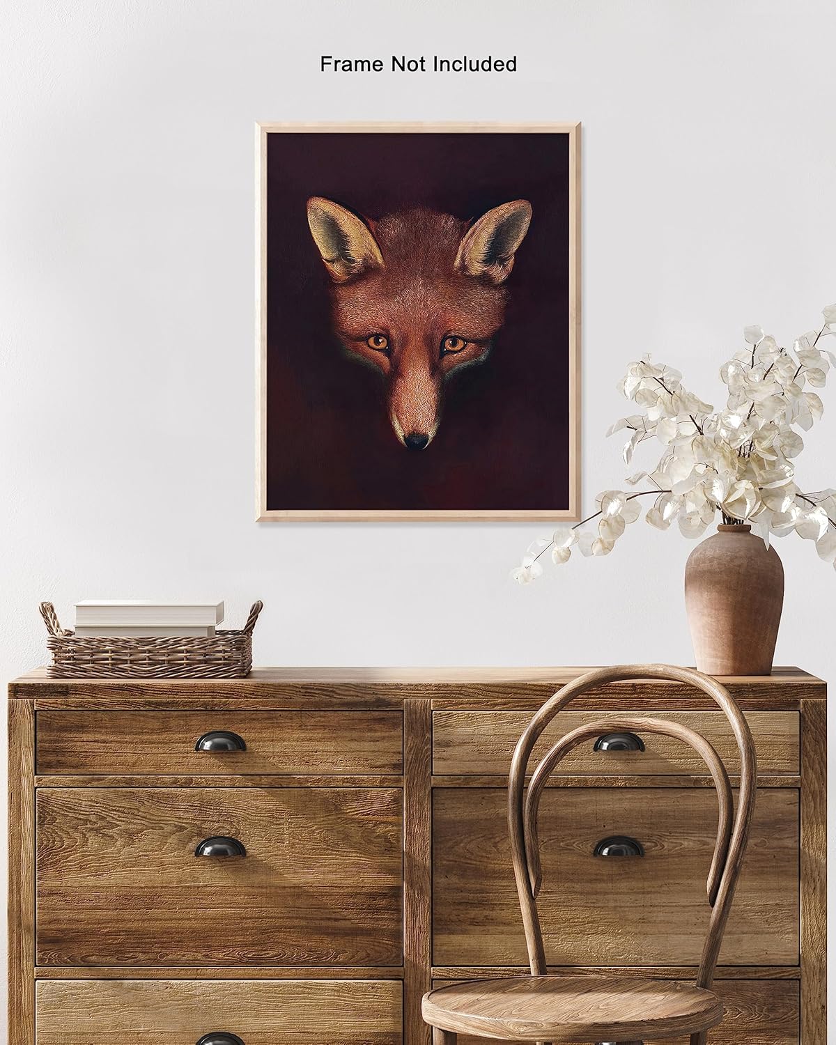 Poster Master Póster vintage de zorro, impresión retro de Renard the Fox, arte de retrato de zorro, gran regalo para hombres, mujeres, amantes de