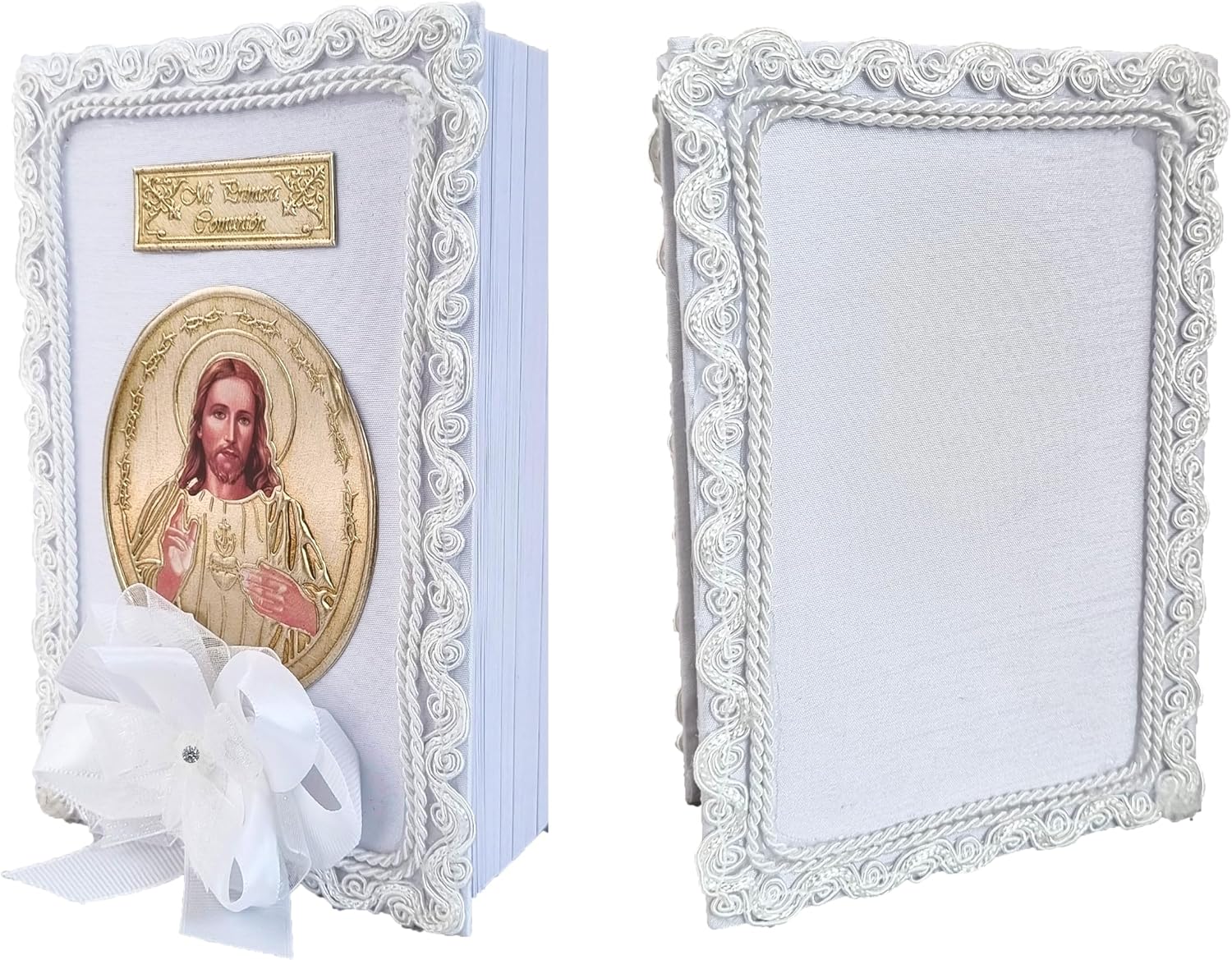 Vela de Primera Comunión y Biblia – Biblia y Vela de Primera comunión para niño – Vela para Primera comunion para niño – Juego de velas de primera