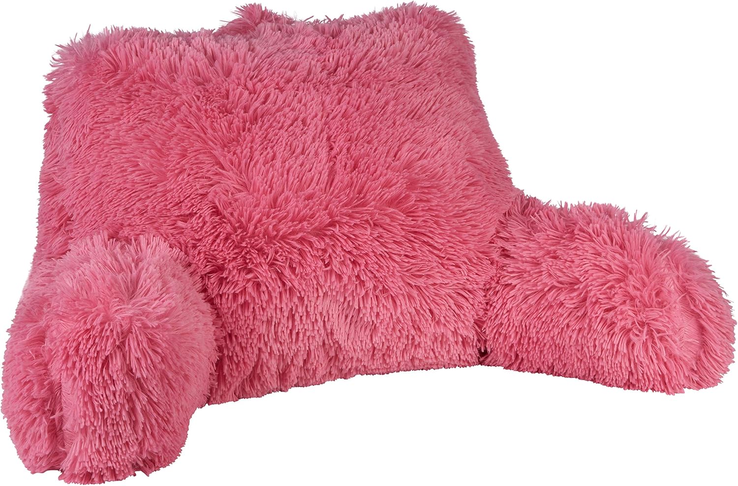 Klear Vu Almohada de lectura lanuda para adultos y niños, soporte lumbar y de brazo en cama, silla, sofá y suelo, 30 x 21 pulgadas, tamaño único,