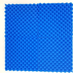 BookishBunny Paquete de 10 azulejos de pared de espuma acústica de alta calidad, 12 x 12 x 1.4 pulgadas (azul hielo) BookishBunny Paquete de 10 azulejos de pared de espuma acústica de alta calidad, 12 x 12 x 1.4 pulgadas (azul hielo)