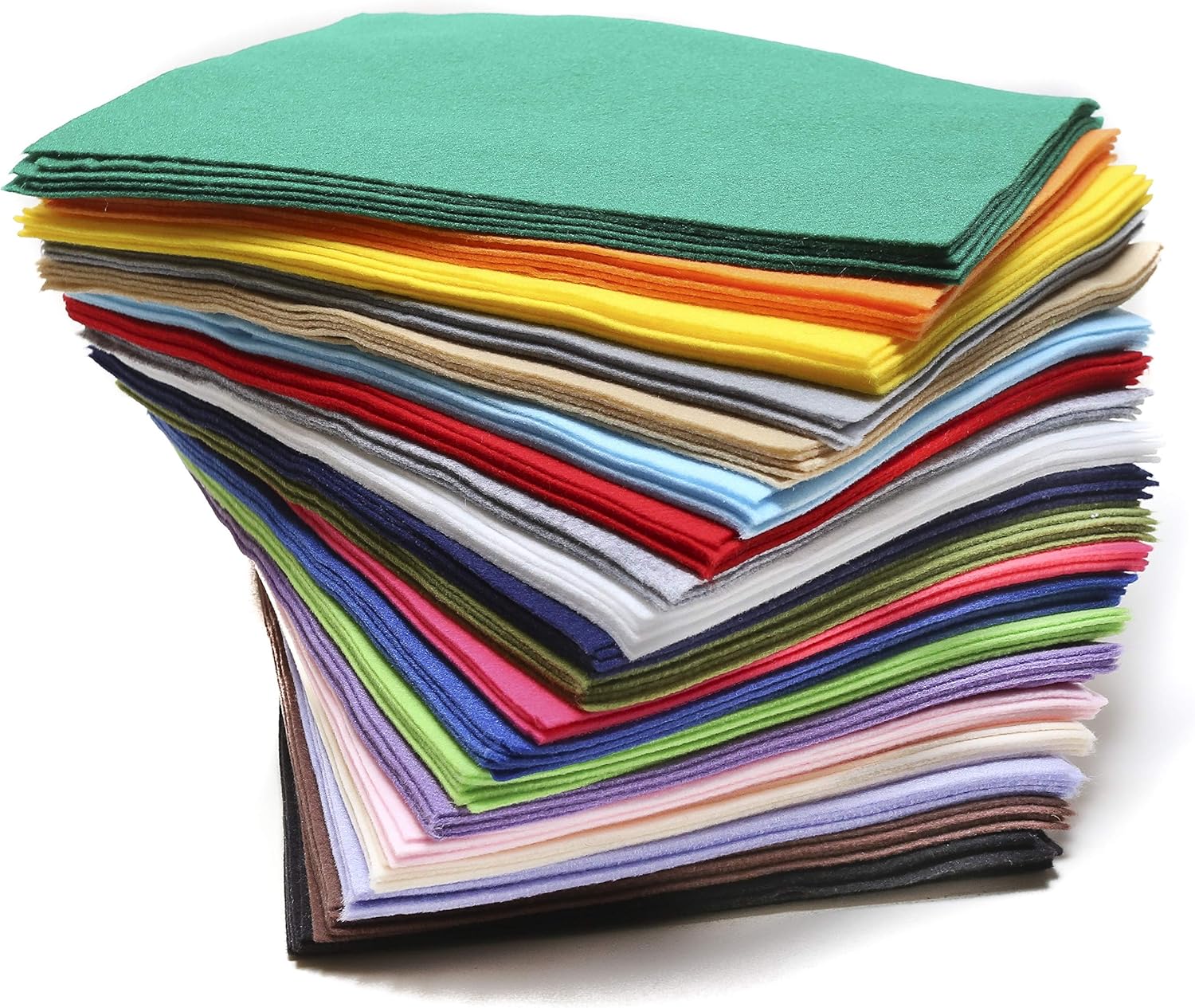 Barcelonetta  Hojas de tela de fieltro  9 x 12 pulgadas  5 piezas  0.059 in de grosor  Arte y manualidades de bricolaje, costura de retazos, papel