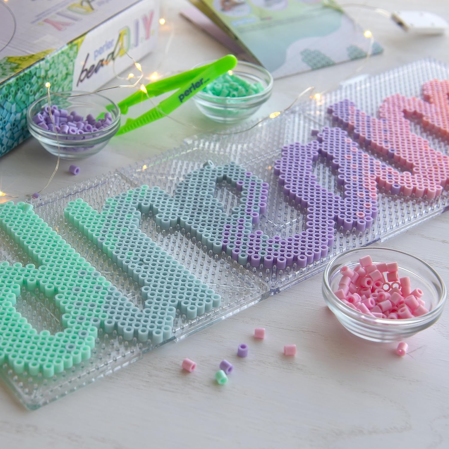 Perler DIY Dream – Kit de manualidades de cuentas fundidas, multicolor 1297 piezas