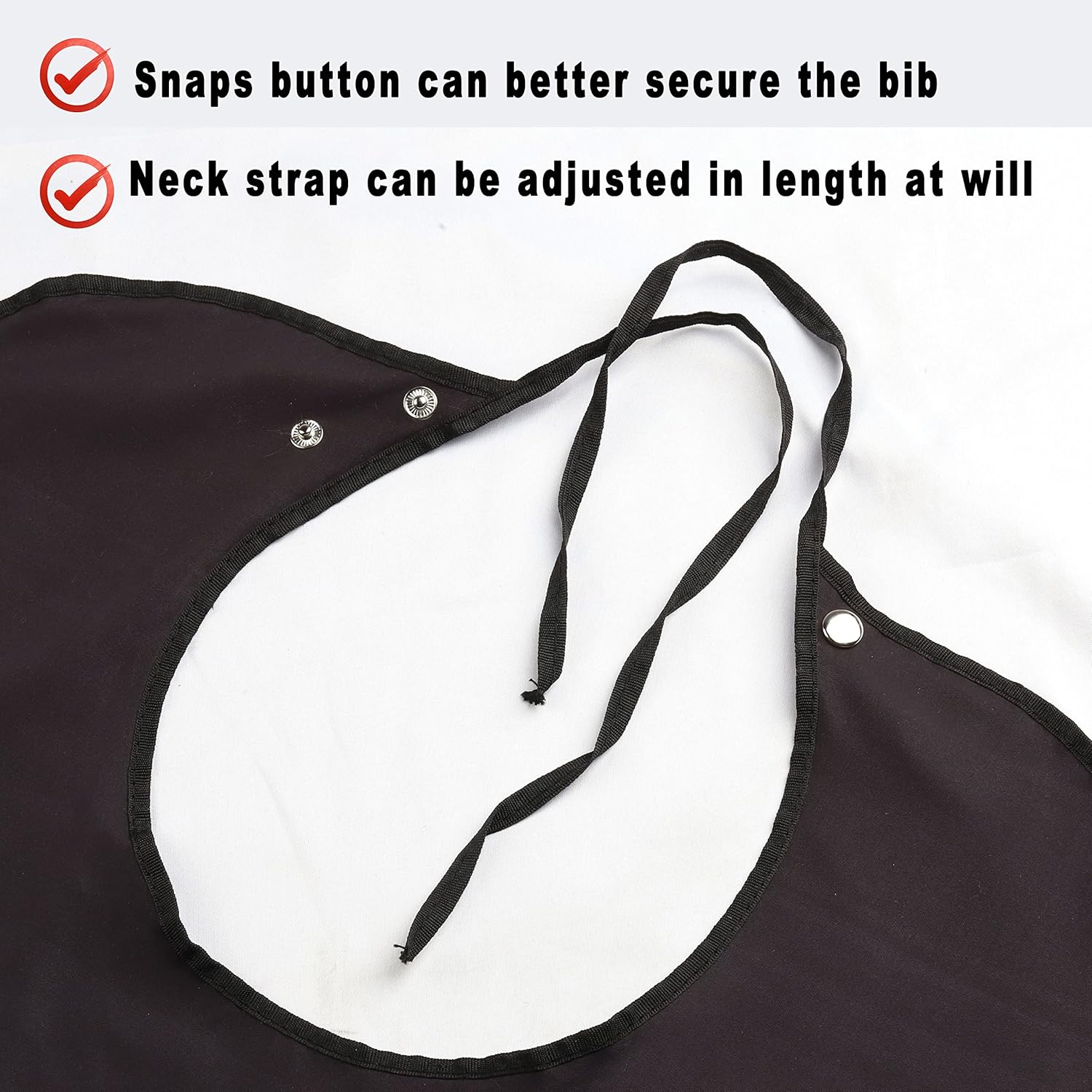 Eat Local – Baberos para adultos con recogedor de migas, bromas de mordaza, regalo ajustable, protectores de ropa para comer