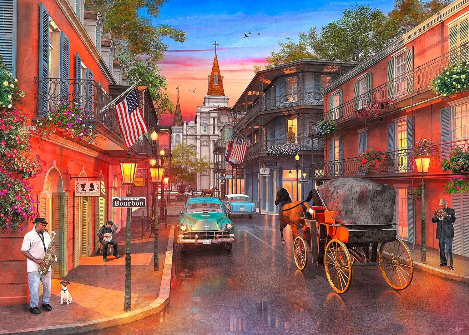 Springbok ‘s – Rompecabezas de 1000 piezas Bourbon Street, fabricado en Estados Unidos