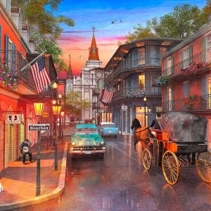 Springbok ‘s – Rompecabezas de 1000 piezas Bourbon Street, fabricado en Estados Unidos Springbok ‘s – Rompecabezas de 1000 piezas Bourbon Street, fabricado en Estados Unidos