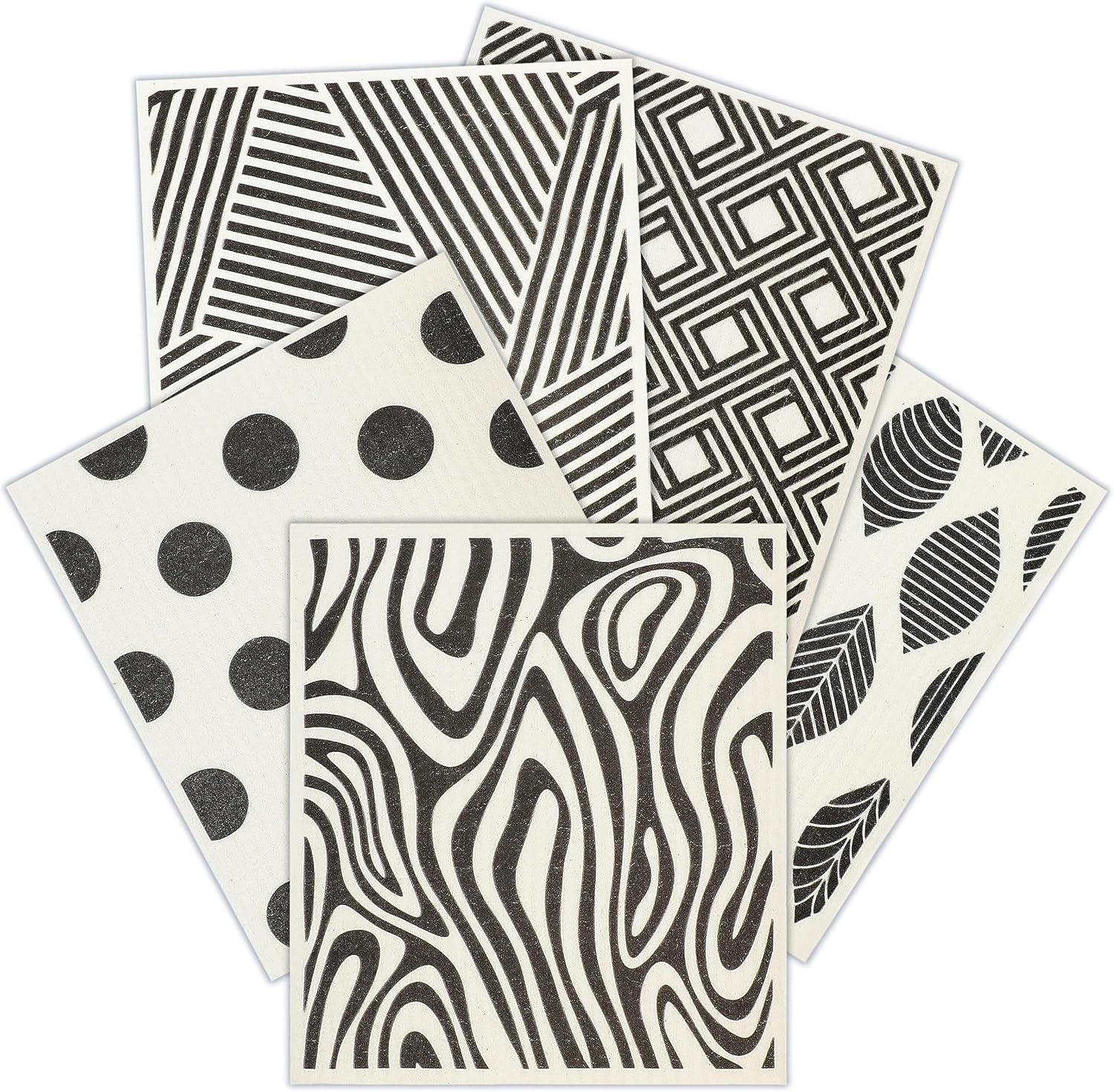 JEBBLAS Paños de cocina suecos reutilizables para cocina, toallas de papel reutilizables de celulosa, toallas suecas lavables, sin olor,