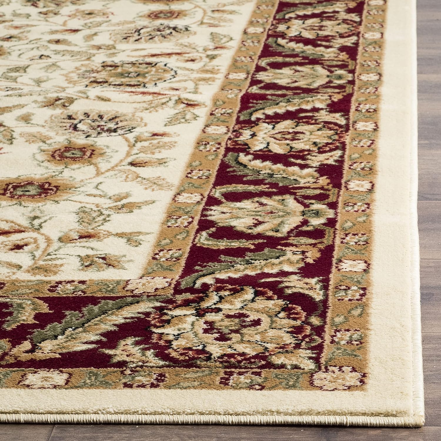 SAFAVIEH Lyndhurst Collection LNH215A – Alfombra cuadrada de 8 pies, diseño tradicional oriental que no desprende pelusa, para sala de estar,