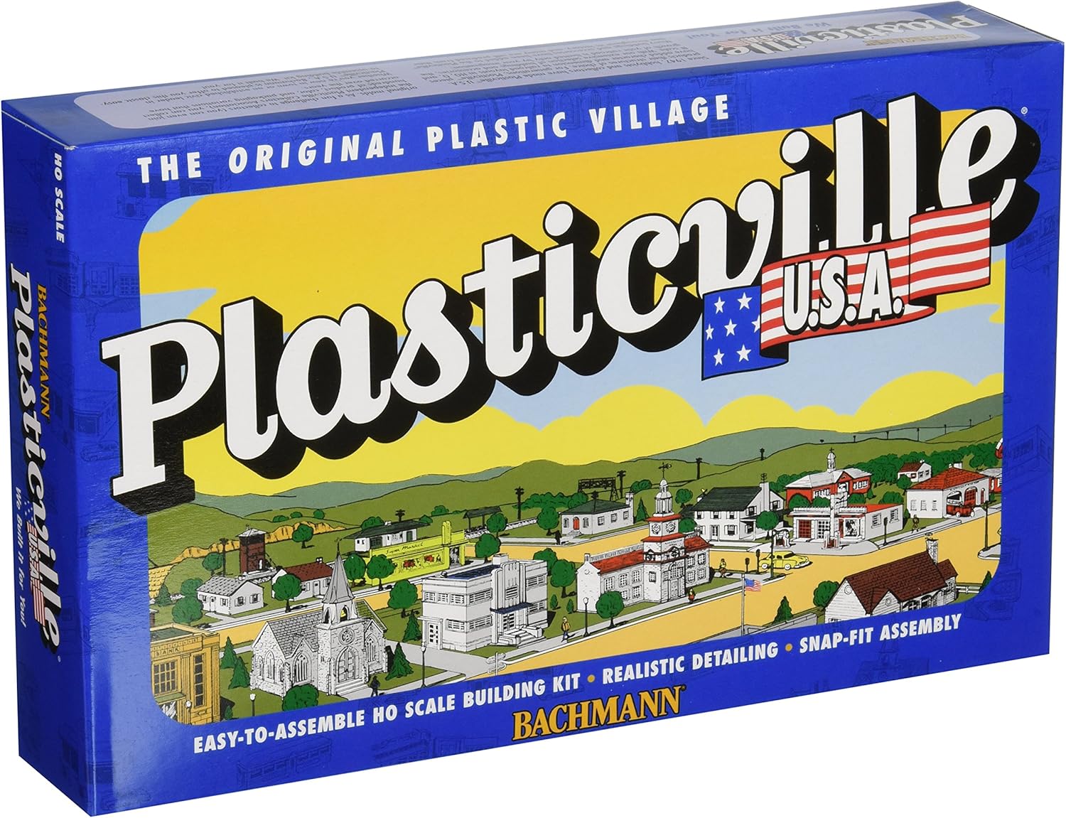 Bachmann Trains – EDIFICIOS PLASTICVILLE U.S.A.  KITS CLÁSICOS – EDIFICIOS DE GRANJA con ANIMALES – Escala HO