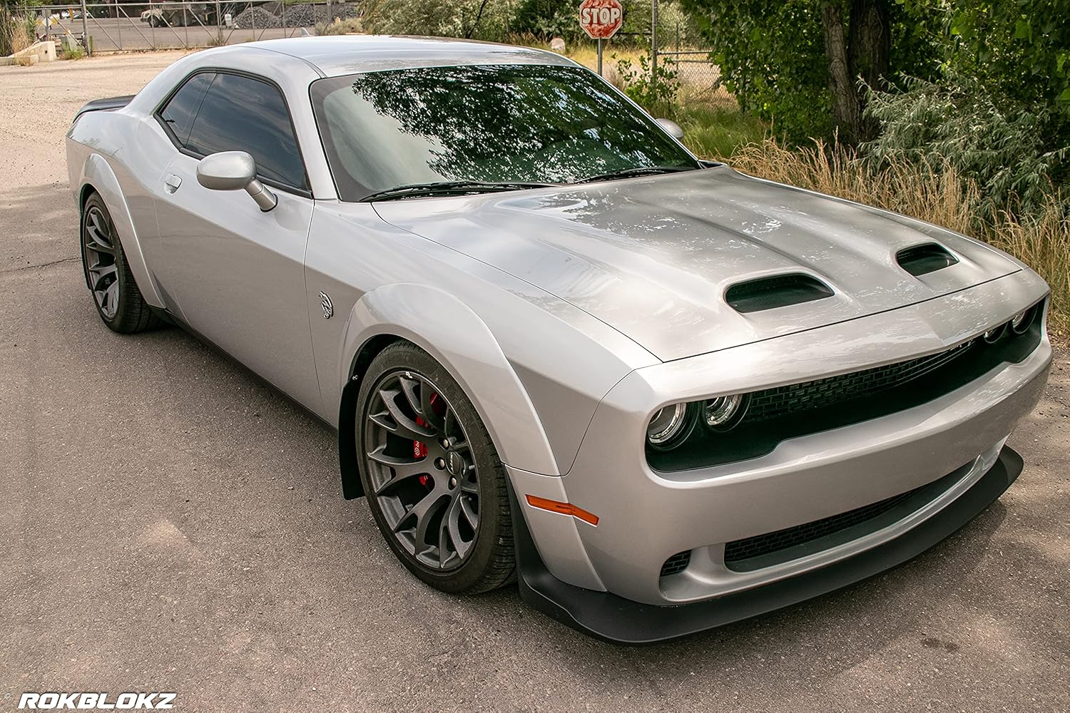 RokBlokz Aletas de barro para Dodge Challenger 2018-2021 – Juego de 4 aletas de barro para la parte delantera y trasera, varios colores disponibles